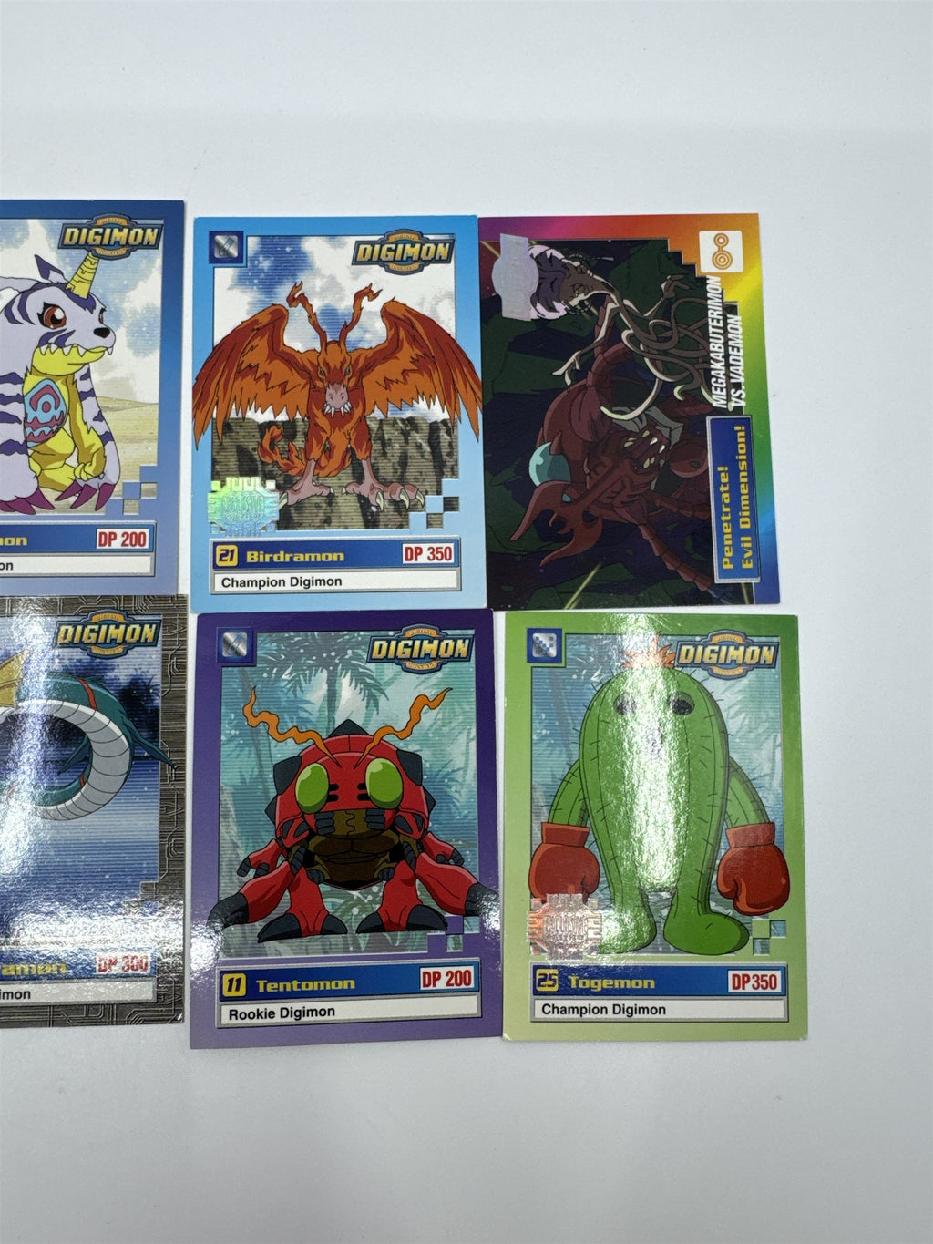 Set Of 10 Digimon Trading Cards