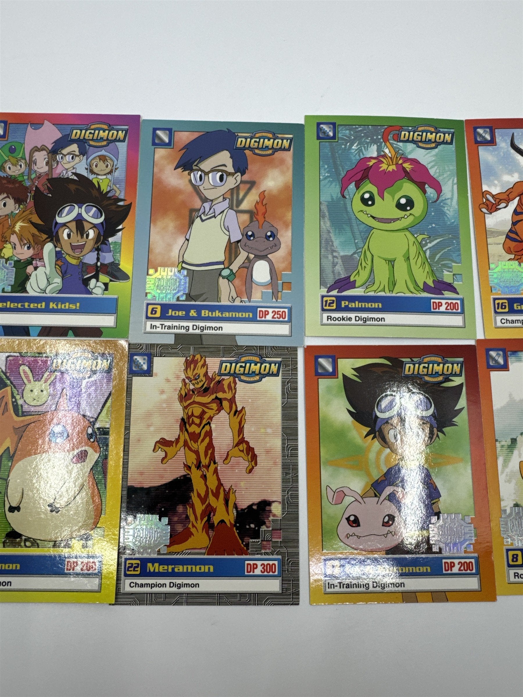 Set Of 10 Digimon Trading Cards