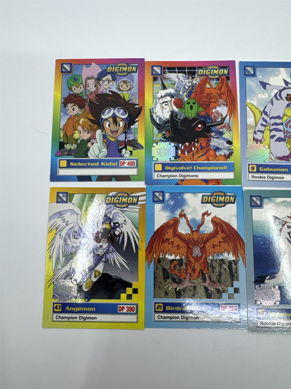 Set Of 10 Digimon Trading Cards