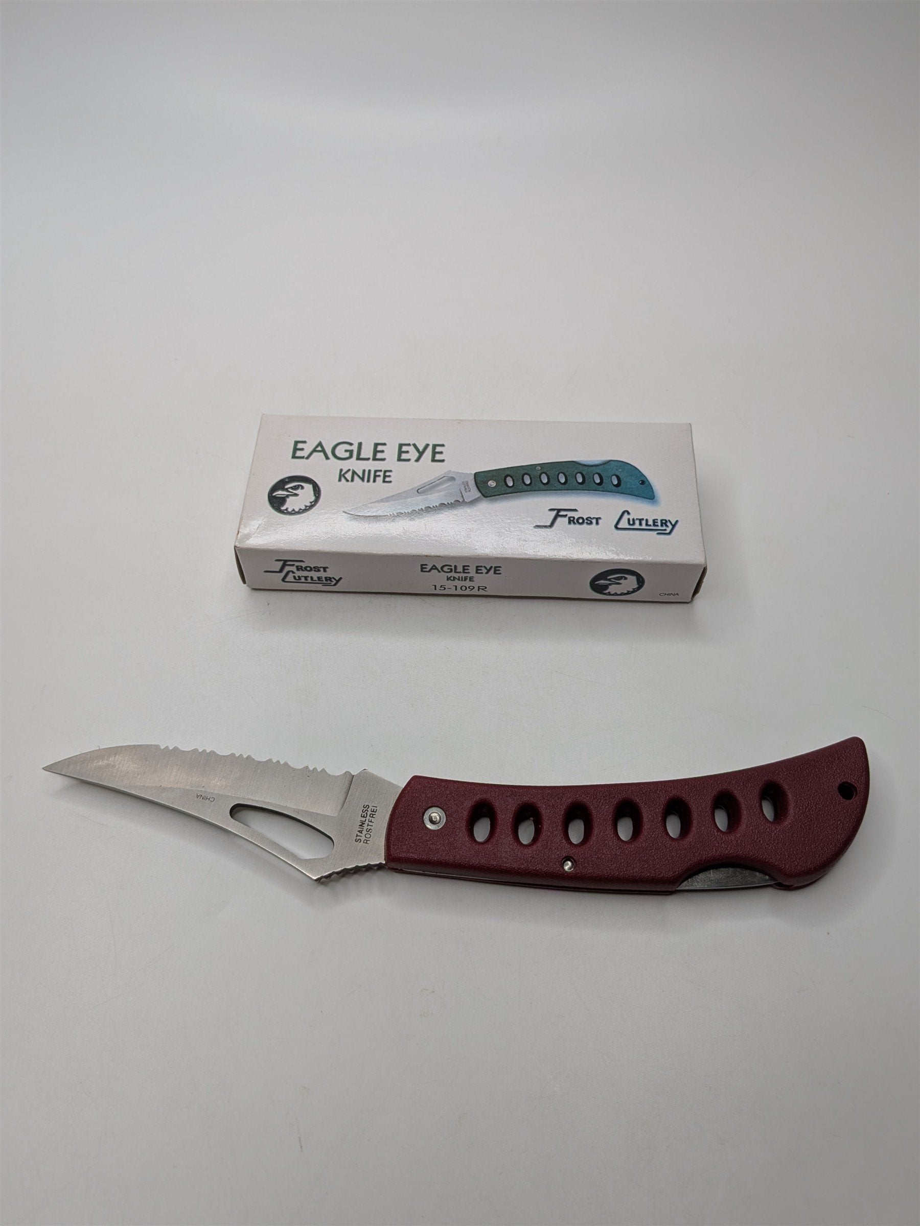 Vintage Frost Cutlery Eagle Eye Knife 15-109R