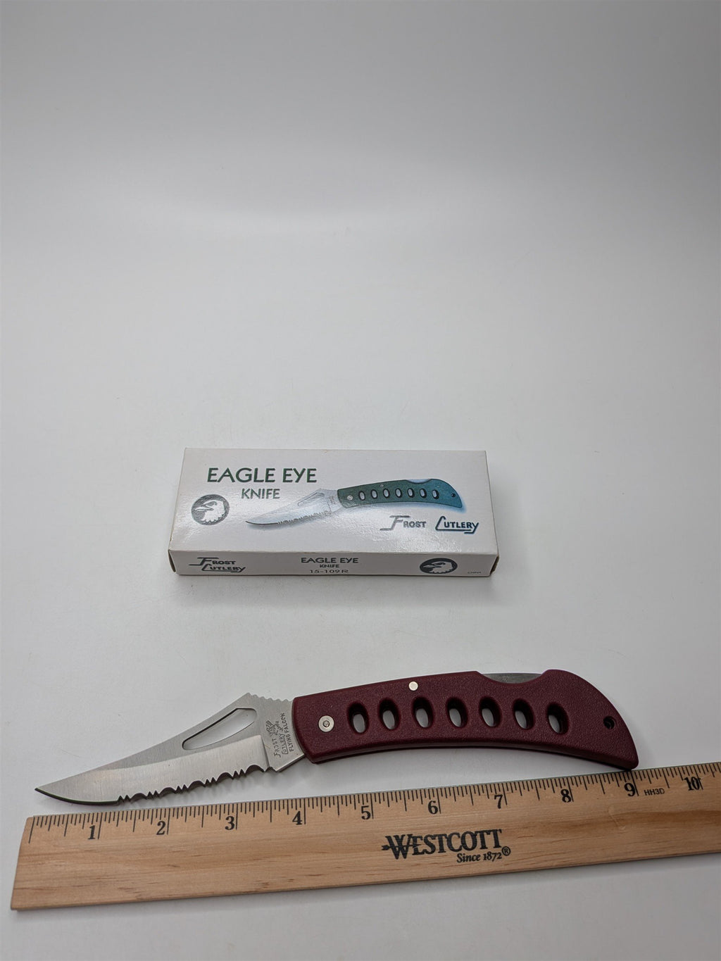 Vintage Frost Cutlery Eagle Eye Knife 15-109R