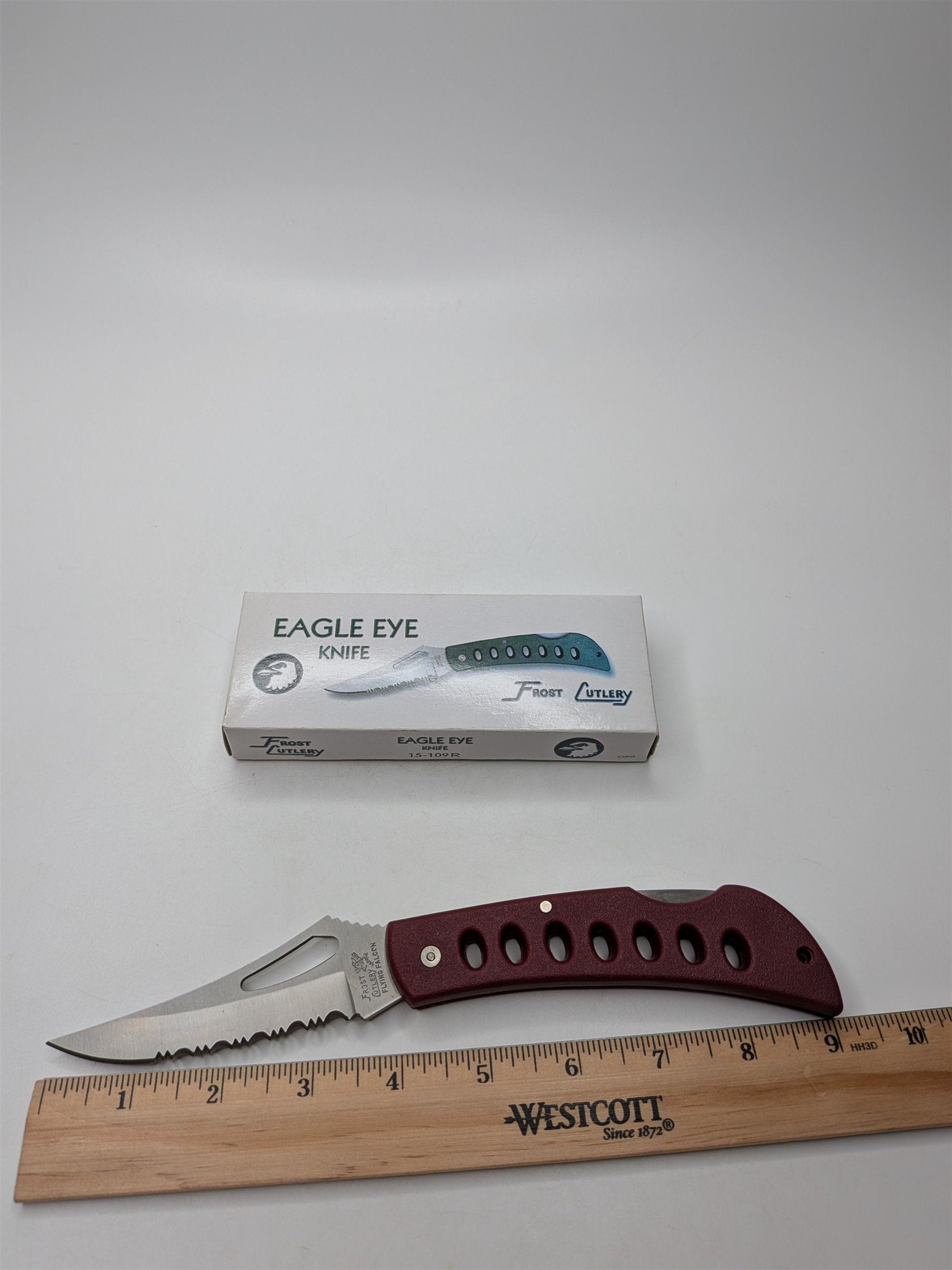 Vintage Frost Cutlery Eagle Eye Knife 15-109R