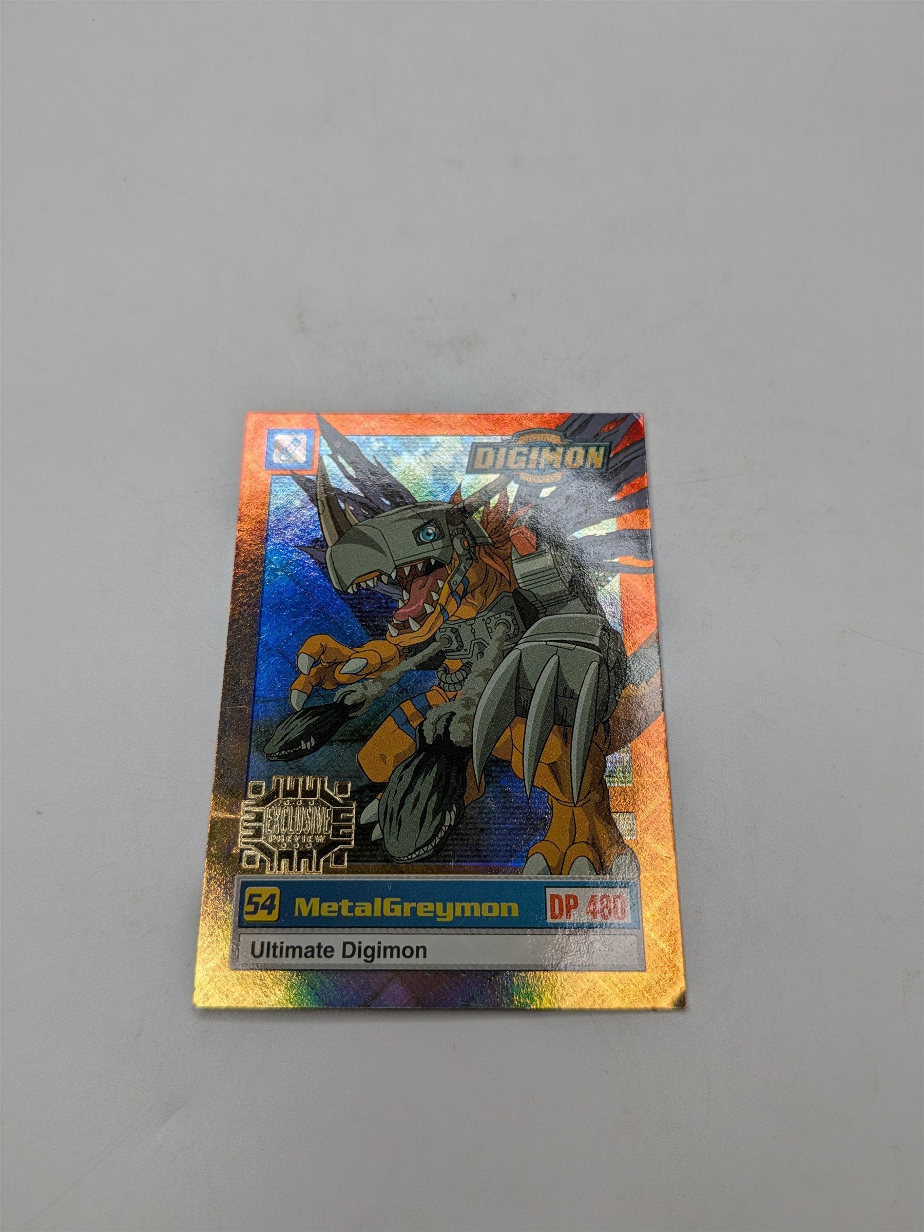 Digimon TCG MetalGreymon Ultimate #54 Card Foil U6/8