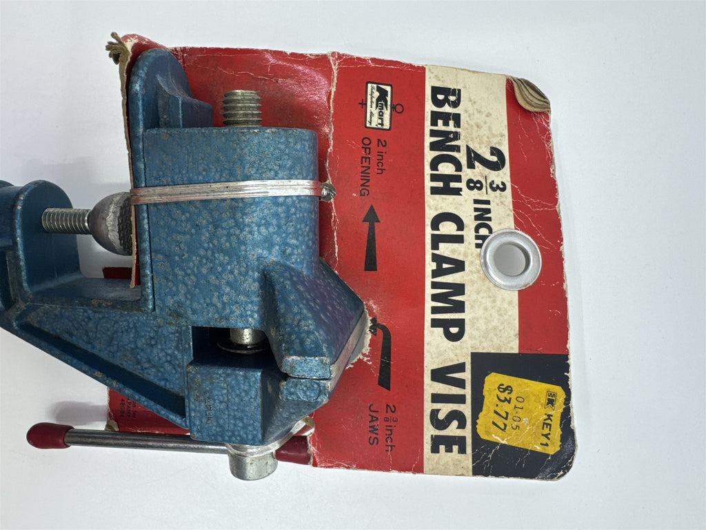 Vintage 2 3/8 Inch Bench Clamp Vise Vintage New In Packaging