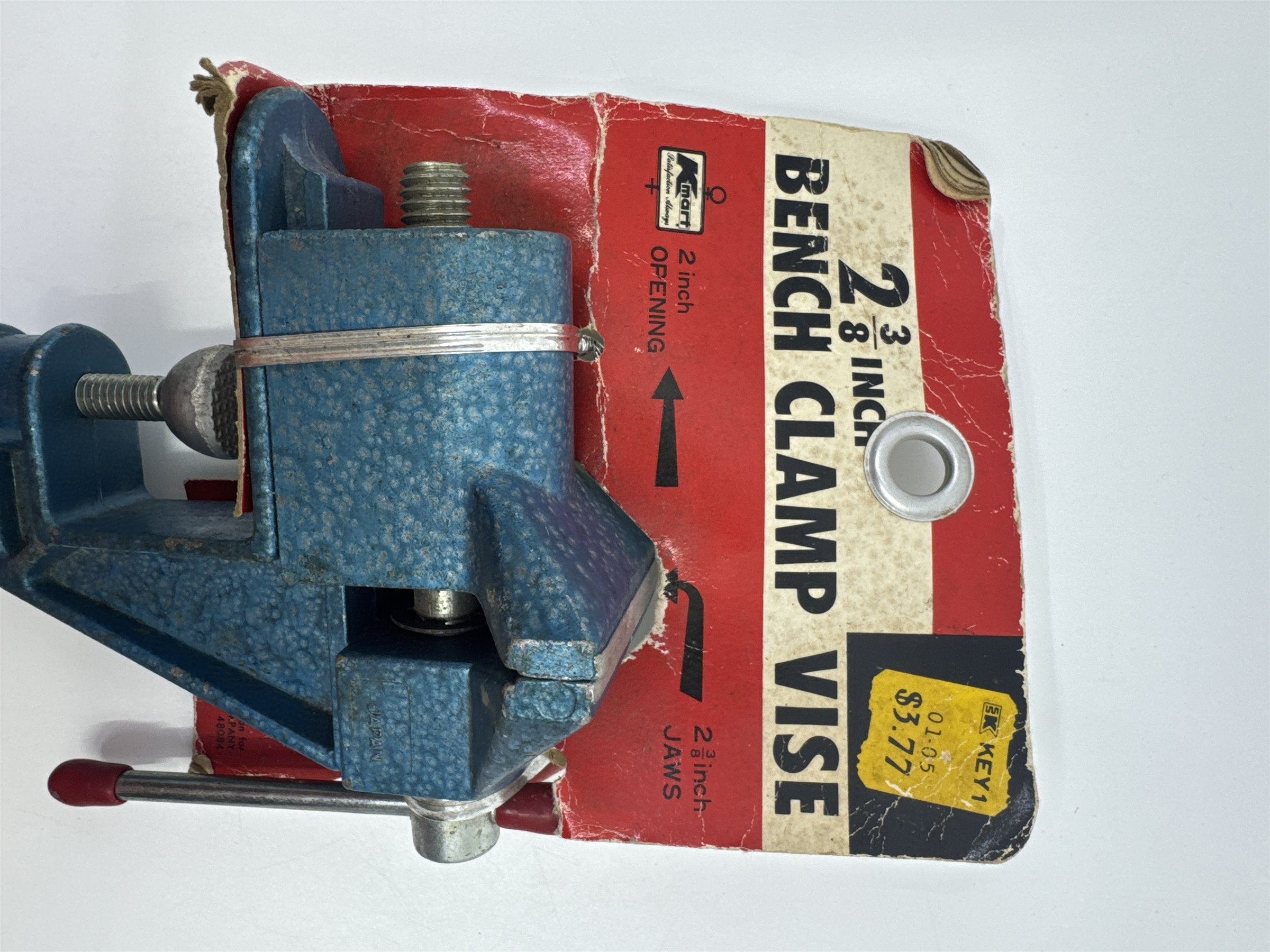 Vintage 2 3/8 Inch Bench Clamp Vise Vintage New In Packaging