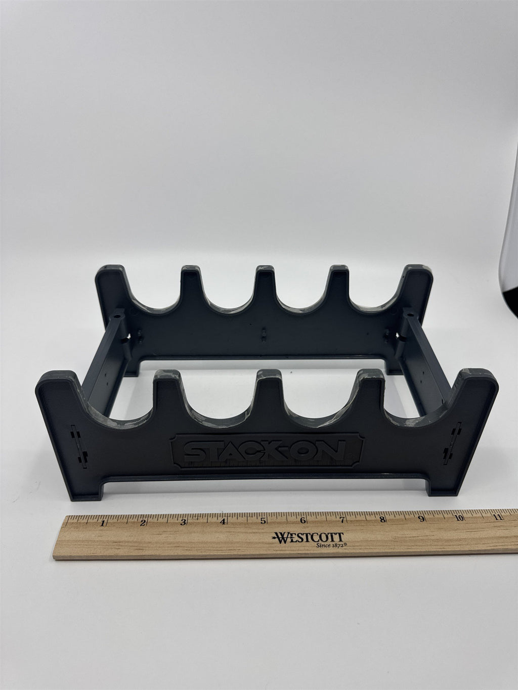 Plastic Grey Stack-On Gun Holder