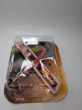Vintage Comet Industries Rubber Motorized Airplane Screamin Eagles Red Baron