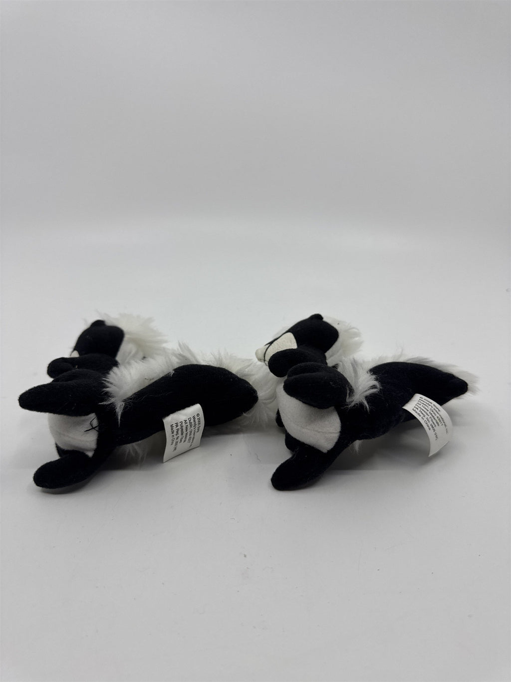 Set Of Two 2005 Skunk Plush Wendy's Kid's Meal Toy Reeko Skunks