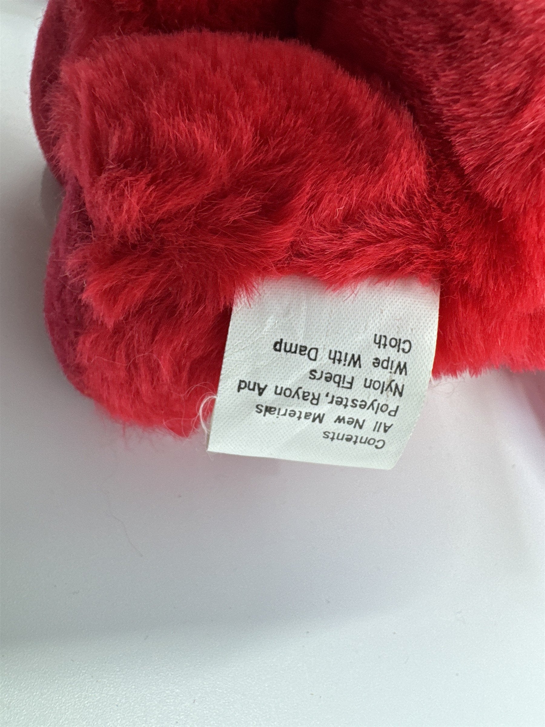 Set Of Four Vintage Crayola Crayon Plush Teddy Bear Burger King Toys W/ Tags