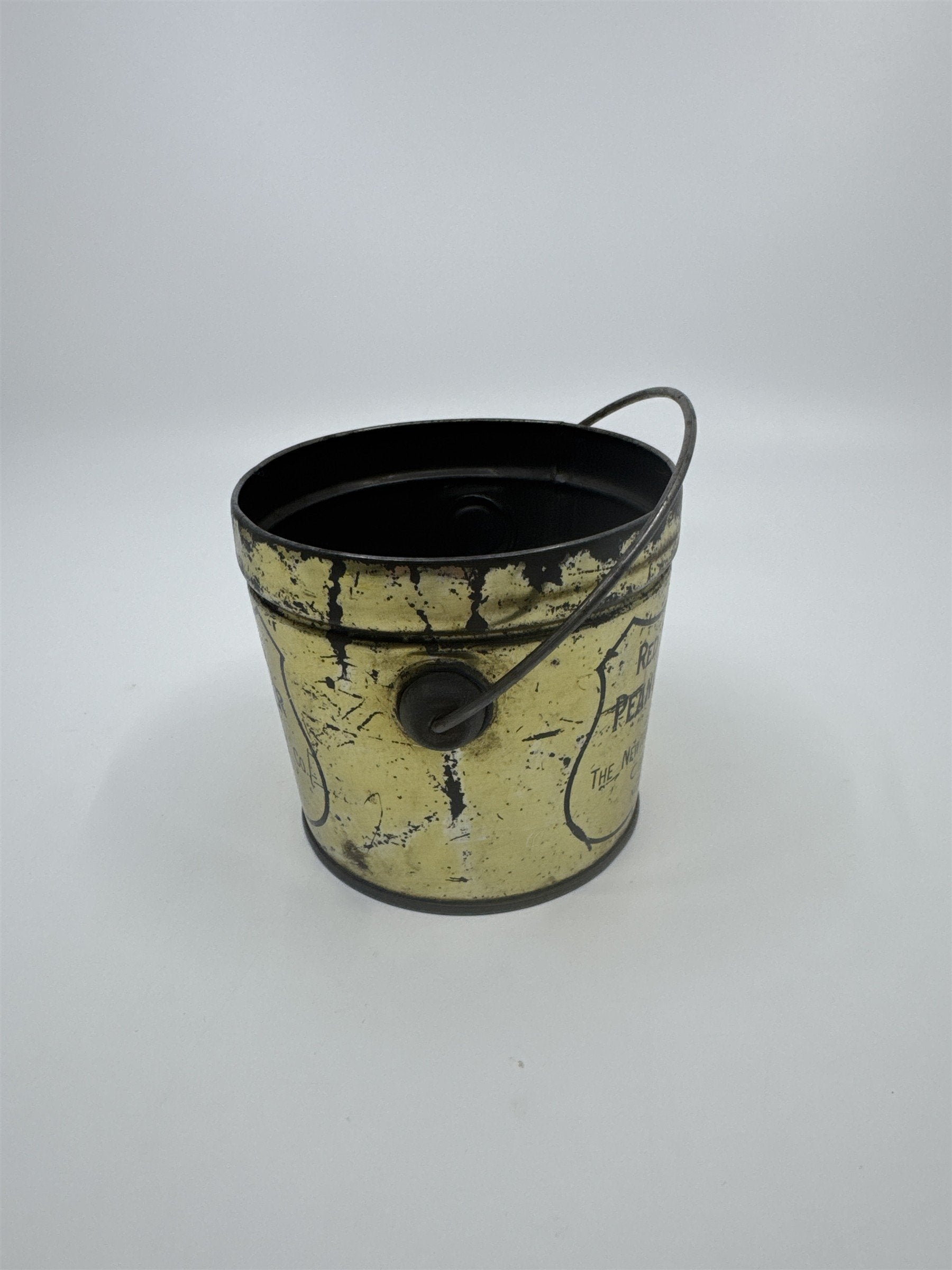 Vintage Peanut Butter Pail Tin Newton Cincinnati OH 1 LB. Empty Tin