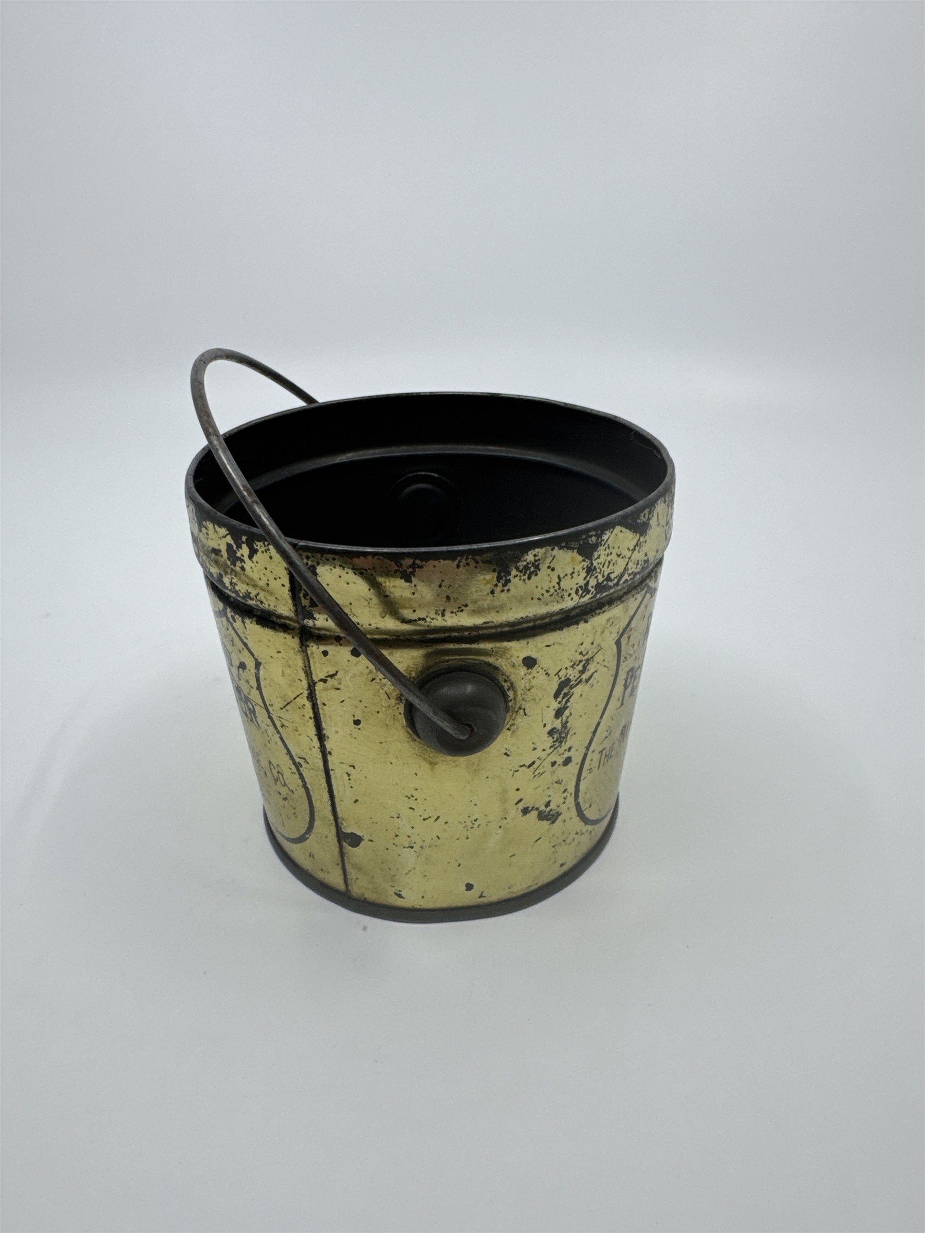 Vintage Peanut Butter Pail Tin Newton Cincinnati OH 1 LB. Empty Tin