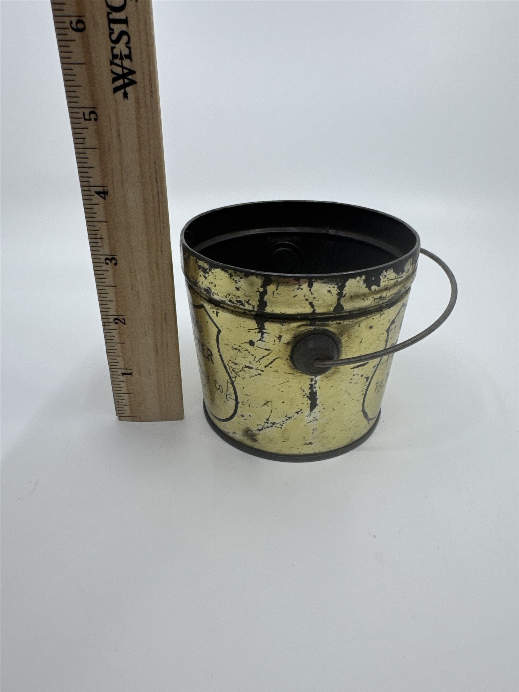 Vintage Peanut Butter Pail Tin Newton Cincinnati OH 1 LB. Empty Tin