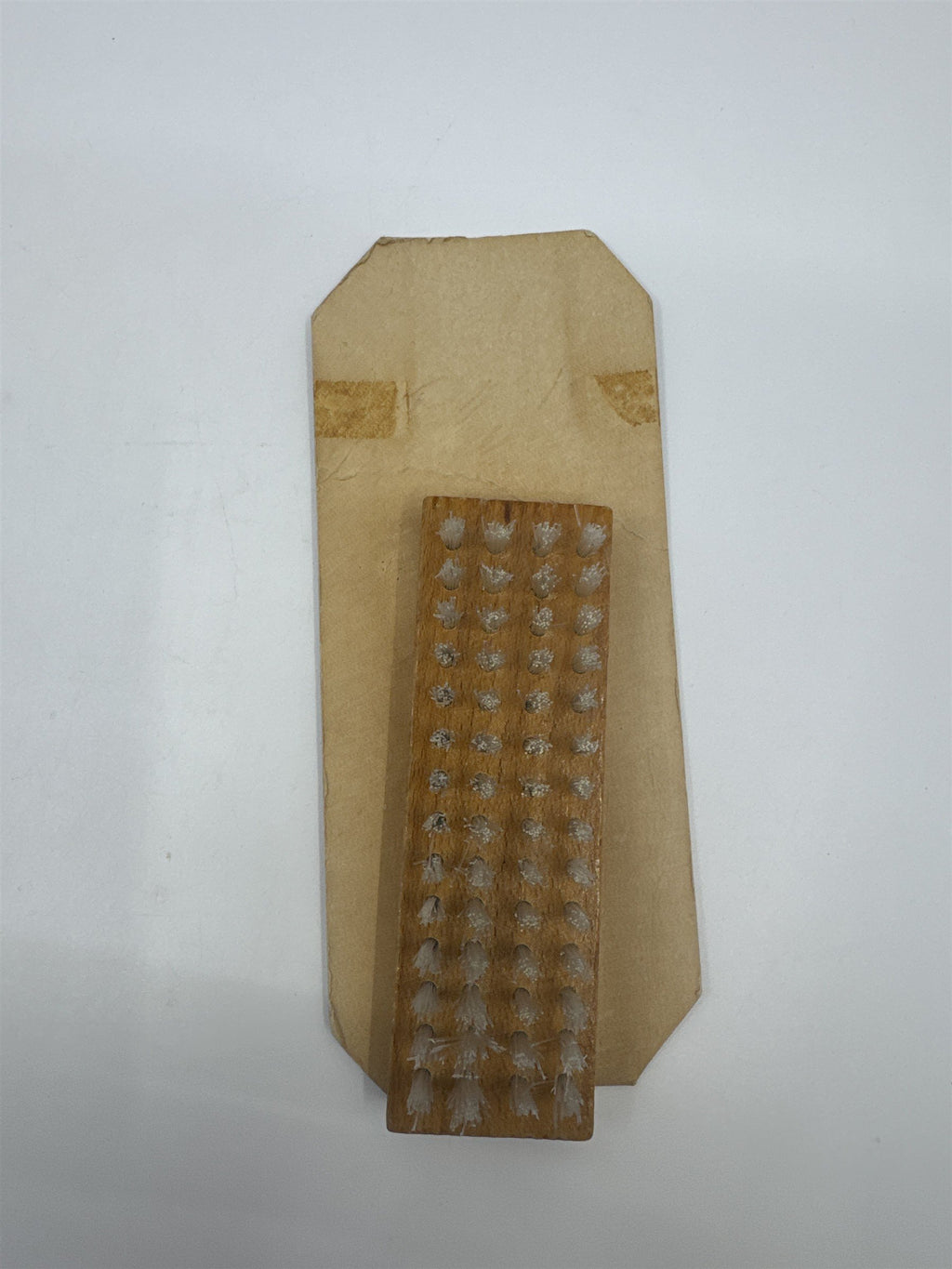 Vintage Wooden Square Block Brush Cleaning Brush