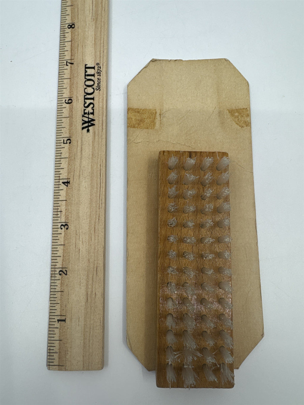 Vintage Wooden Square Block Brush Cleaning Brush