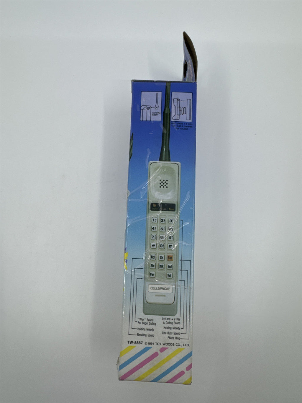 Vintage My Celluphone Battery Operated Realistic Cell Phone Toy Cell Phone