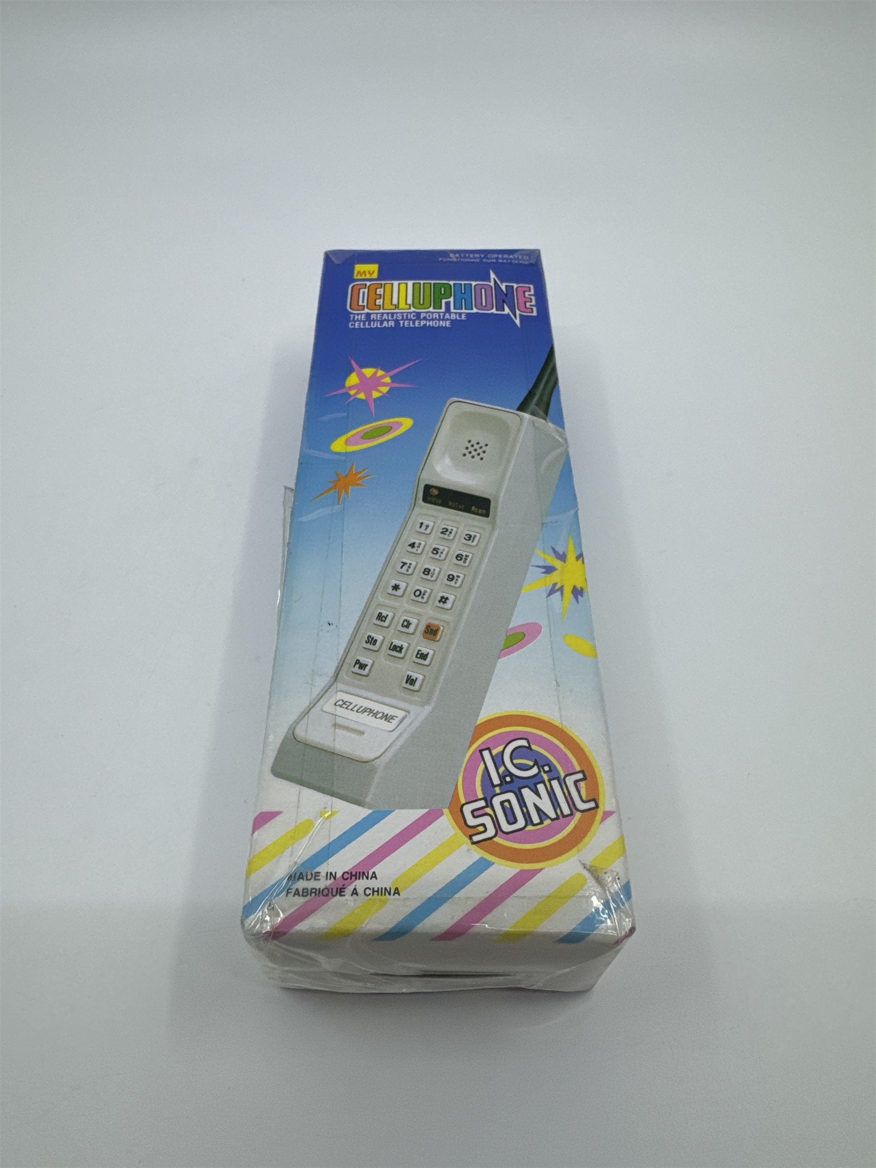Vintage My Celluphone Battery Operated Realistic Cell Phone Toy Cell Phone
