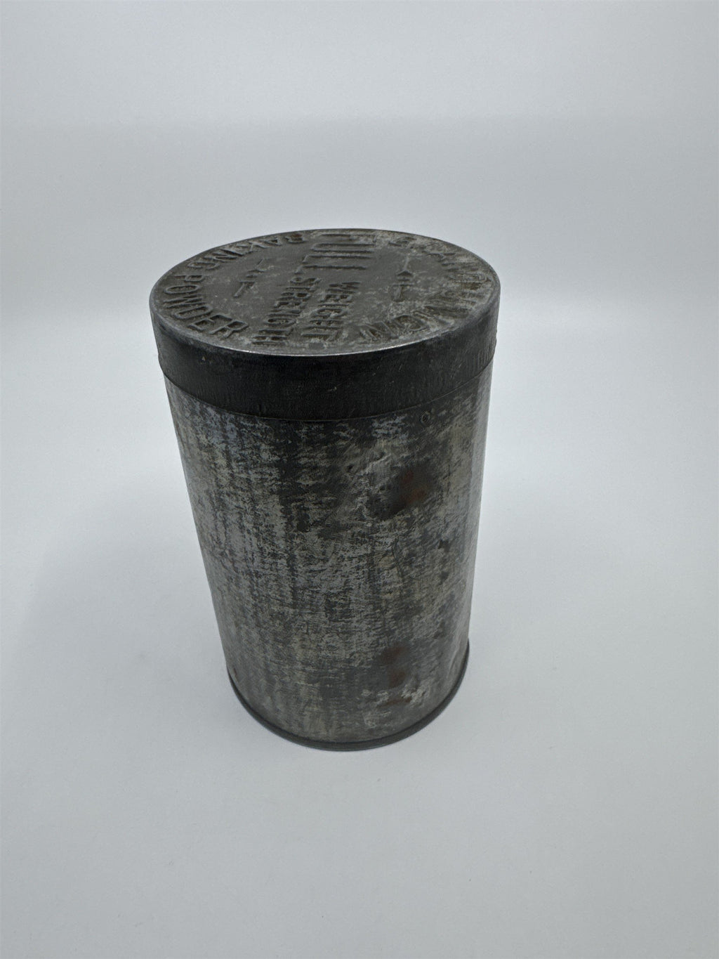 Vintage Grand Union Full Weight Strength Baking Powder Advertising Empty Tin