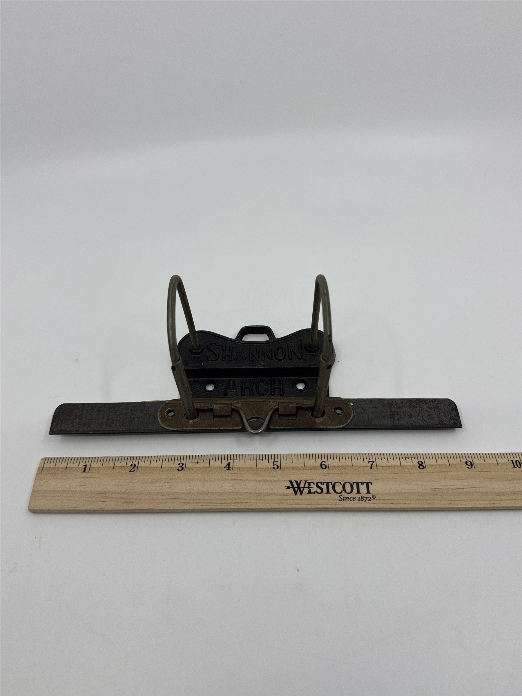 Vintage Shannon Arch Cast Iron Bill/Invoice/Receipt Holder