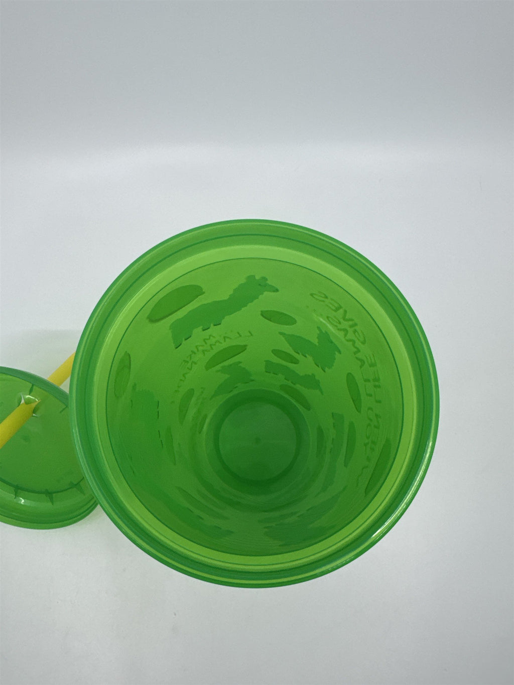 Green And Yellow "Make LLama-Nade" Llama Themed 32 Oz. Lemonade Fair Cup