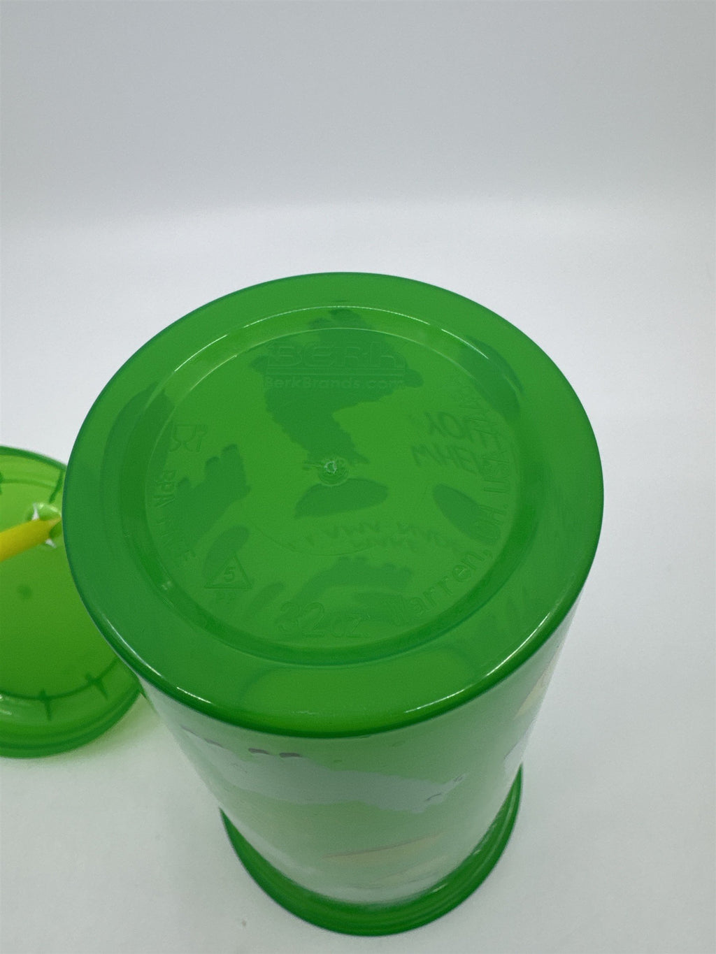 Green And Yellow "Make LLama-Nade" Llama Themed 32 Oz. Lemonade Fair Cup