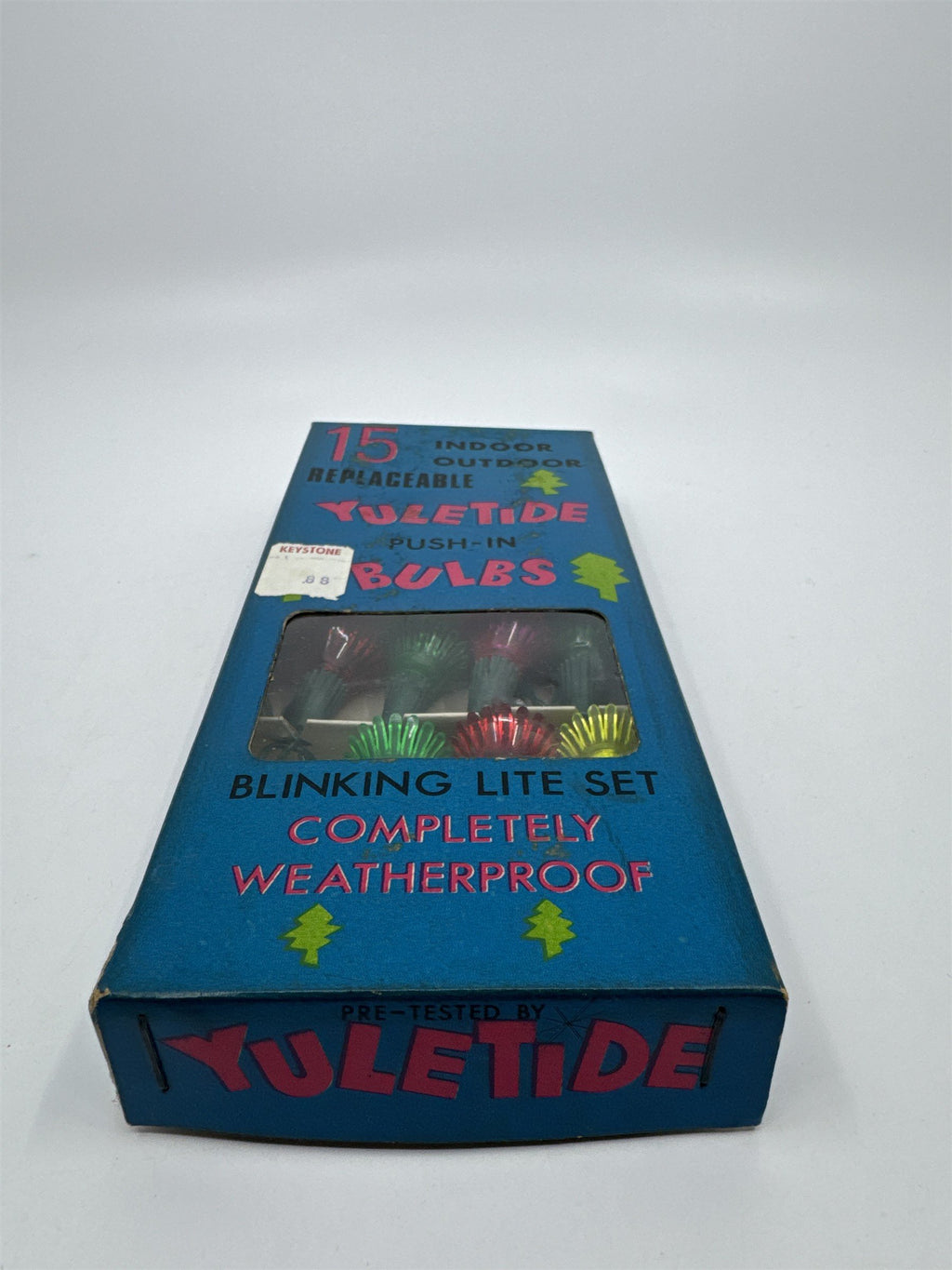 Set of 15 Vintage Yuletide Replaceable Yuletide Push-In Bulbs In/Outdoor Lights