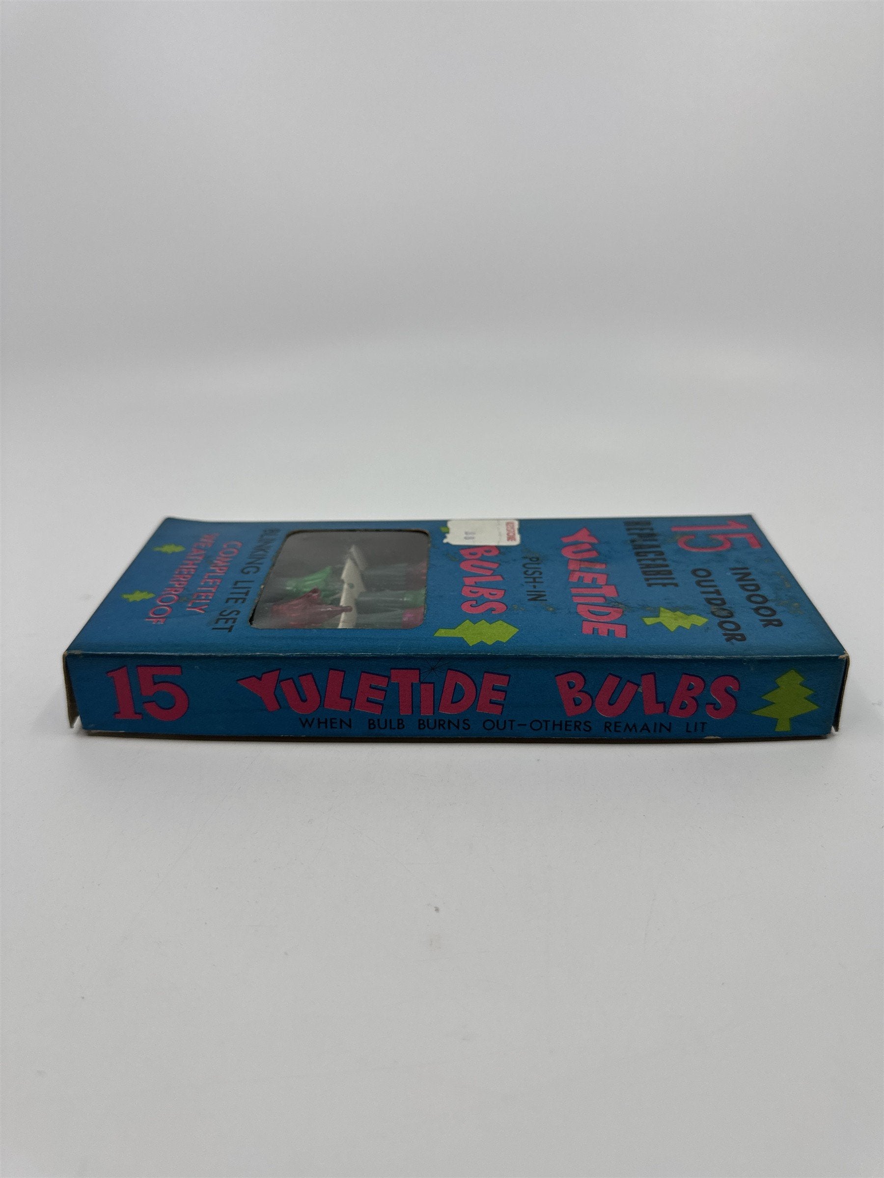 Set of 15 Vintage Yuletide Replaceable Yuletide Push-In Bulbs In/Outdoor Lights