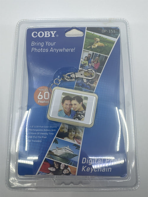 Coby Digital Photo Keychain 60 Color Photos W/ 1.5" LCD Screen