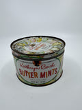 Vintage Kathryn Beich Butter Mints Empty 10 Oz. Advertising Candy Tin