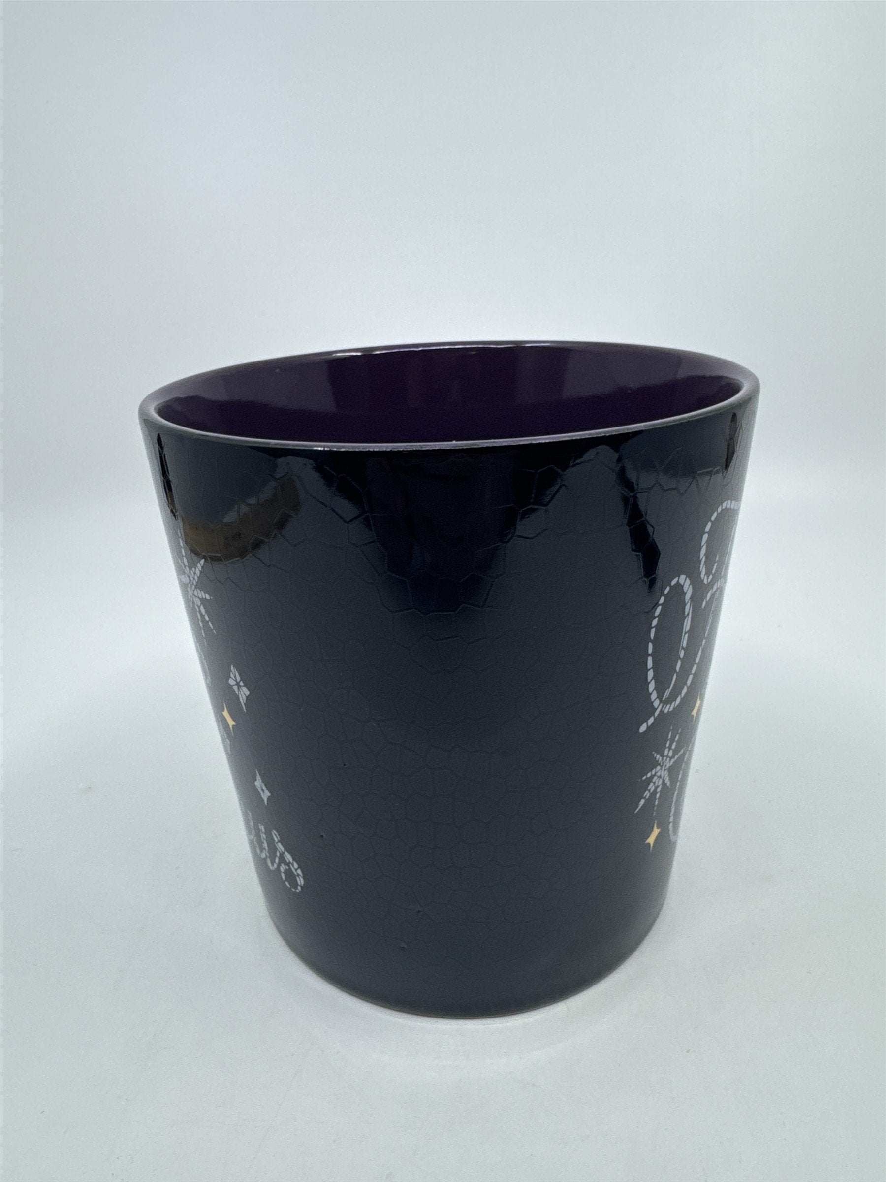 Black And Purple Halloween Hocus Pocus Coffee Mug By Cobwebs And Cauldrons