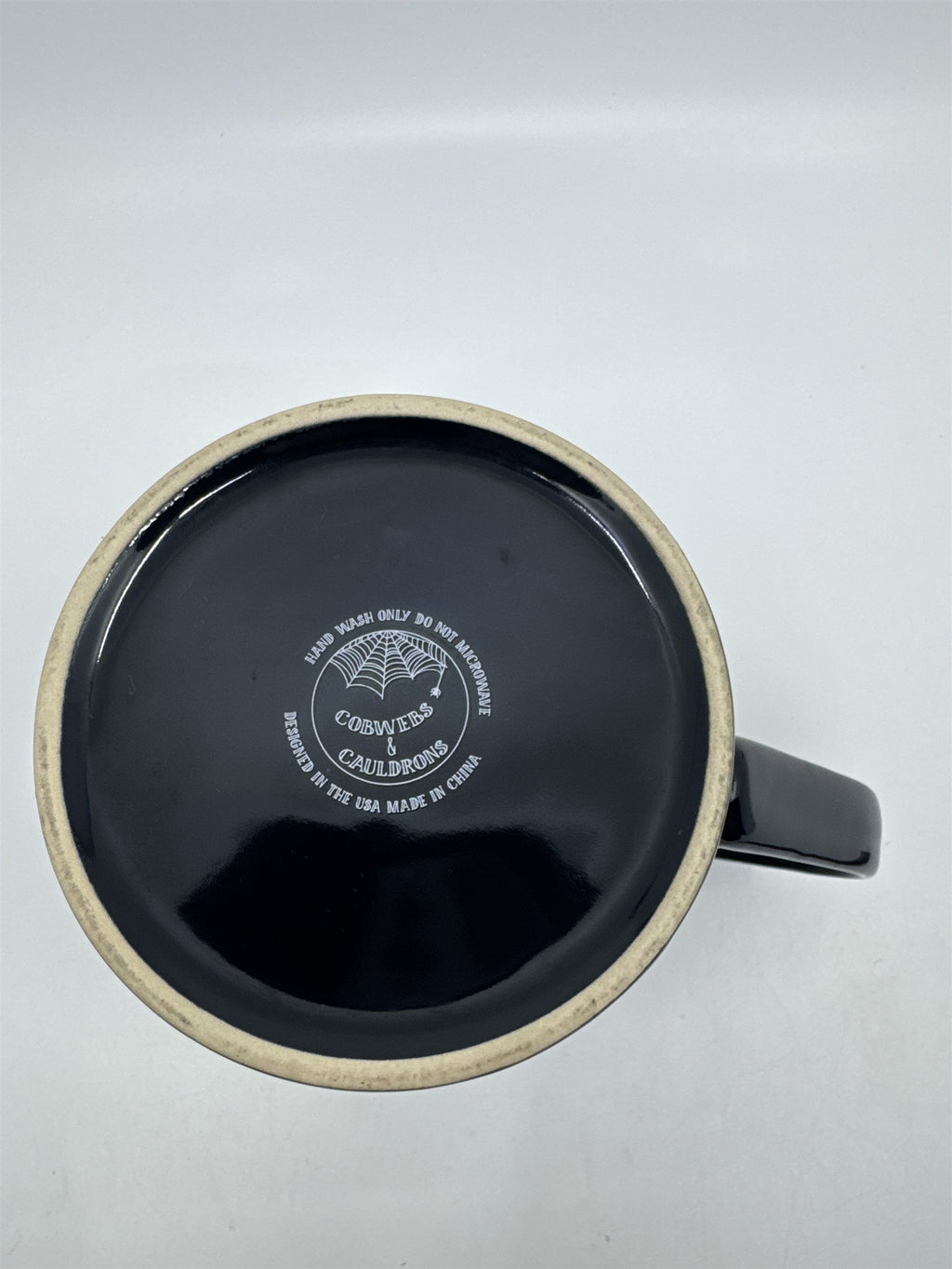 Black And Purple Halloween Hocus Pocus Coffee Mug By Cobwebs And Cauldrons
