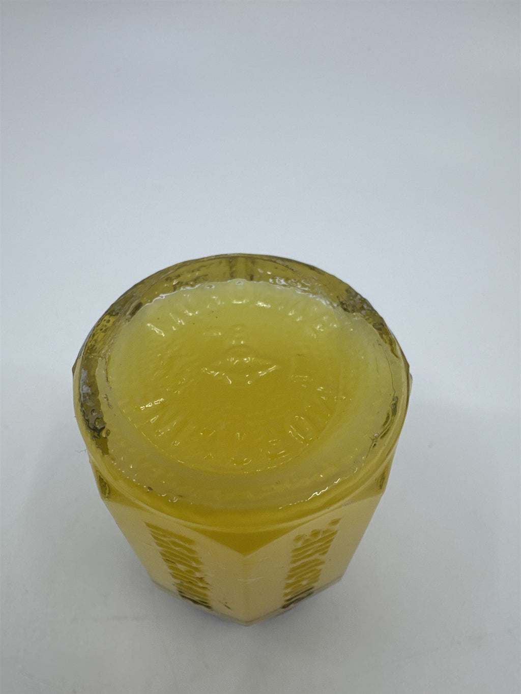 Vintage Moroline First Aid Petroleum Jelly Full Glass Jar