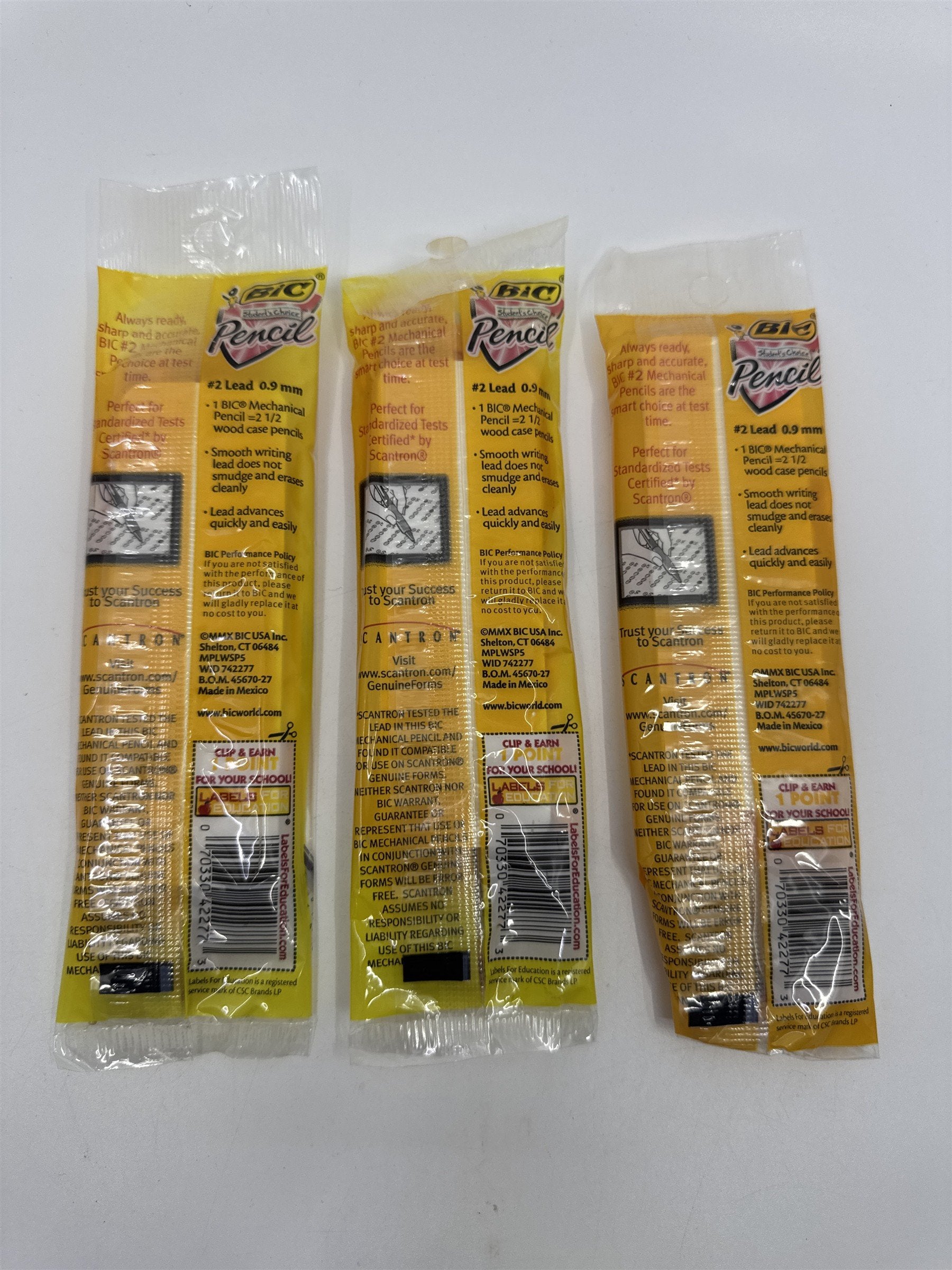 3 Packs of Vintage "Student's Choice" Mechanical Pencils 15 Pencils Total