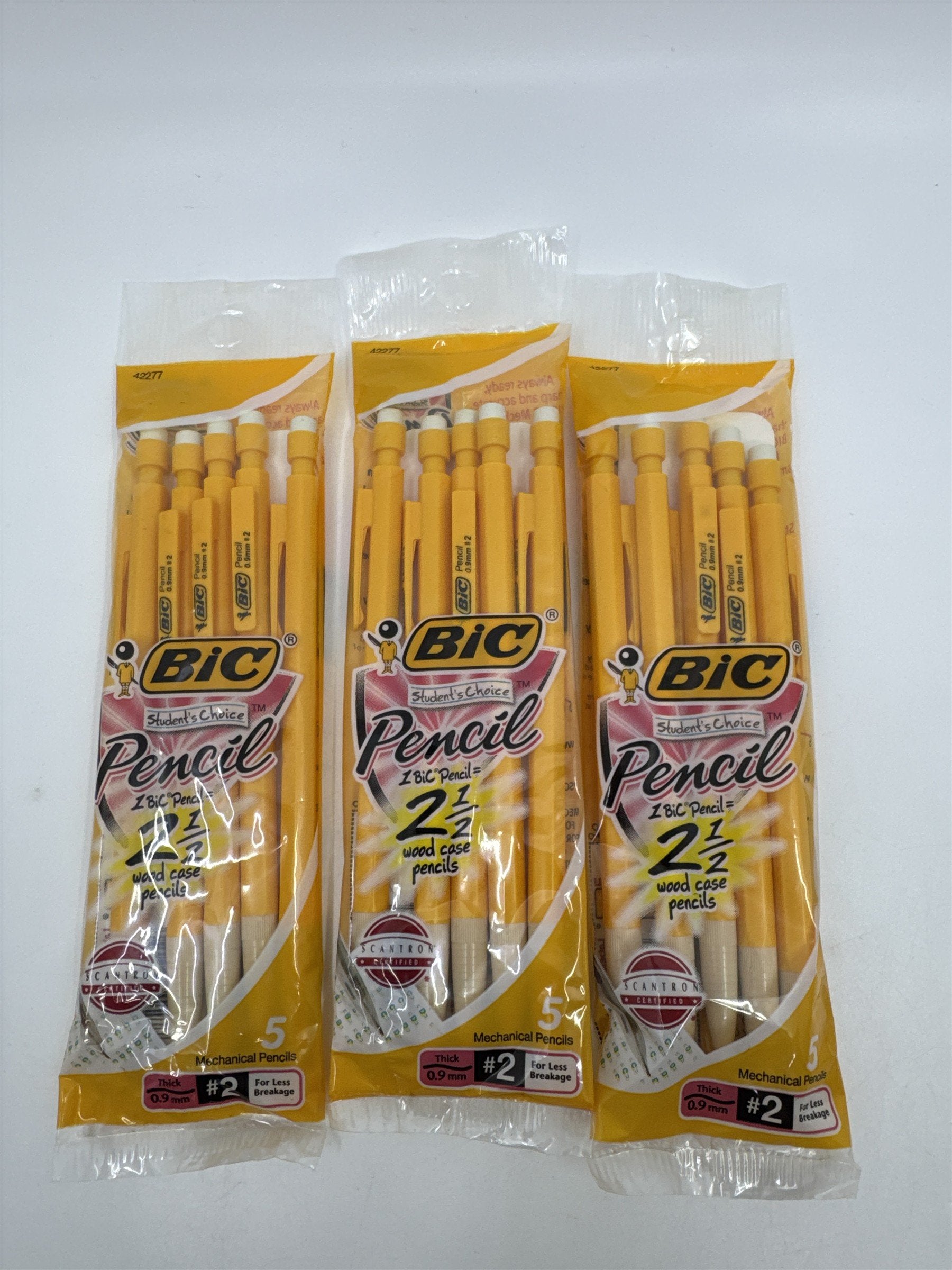 3 Packs of Vintage "Student's Choice" Mechanical Pencils 15 Pencils Total