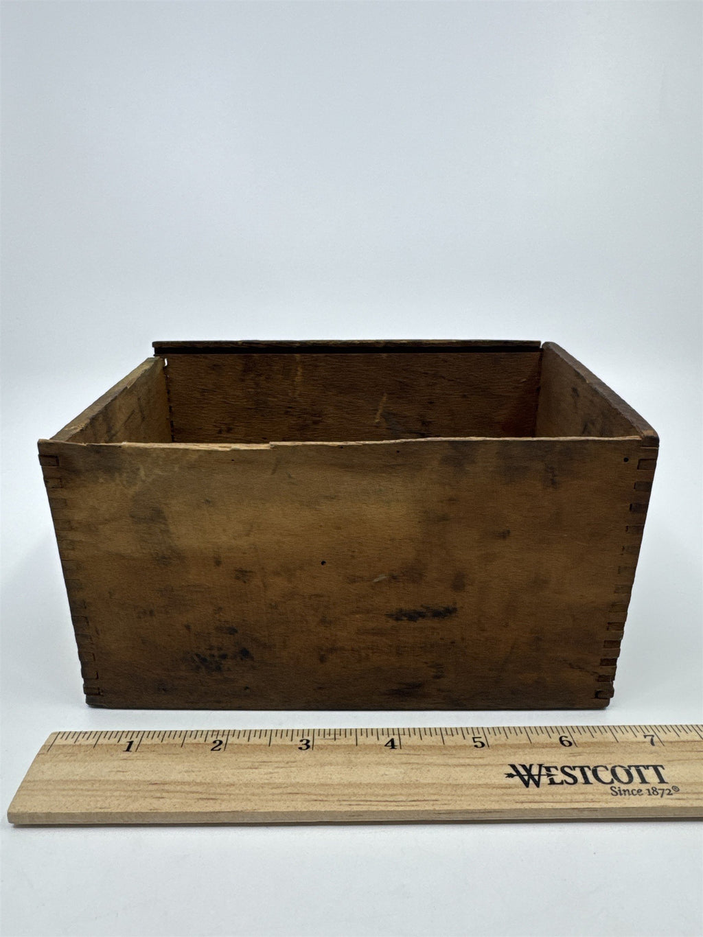 Vintage Wooden Dovercliff Dustless The American Crayon Company Empty Box