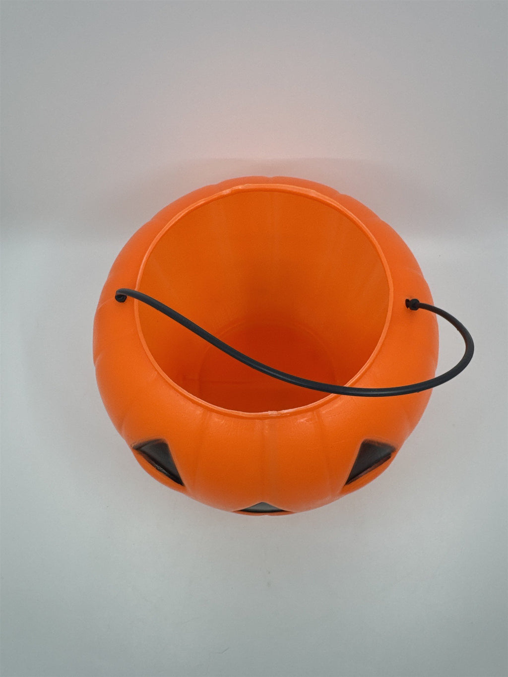 Vintage General Blow Mold Jack-O-Lantern Pumpkin Candy Bucket Pail