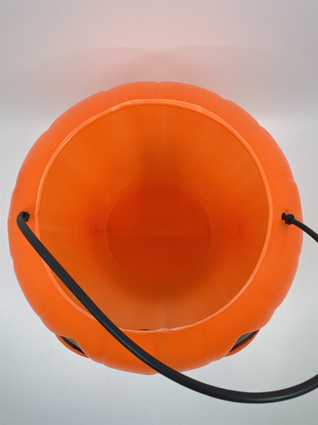 Vintage General Blow Mold Jack-O-Lantern Pumpkin Candy Bucket Pail