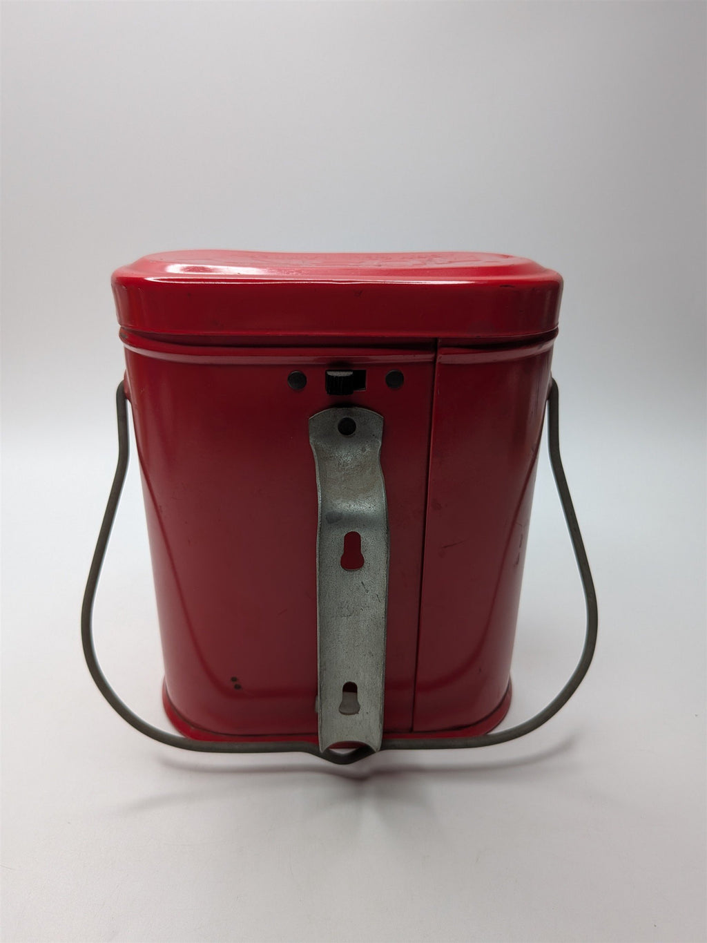 Vintage Lantern Red Delta Elec Co Husky Railroad Theater Hanging Lamp