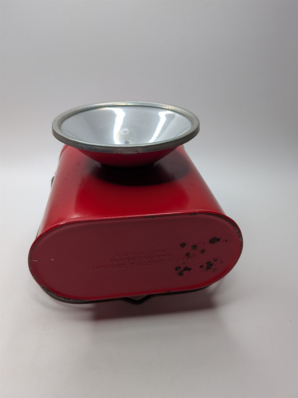 Vintage Lantern Red Delta Elec Co Husky Railroad Theater Hanging Lamp