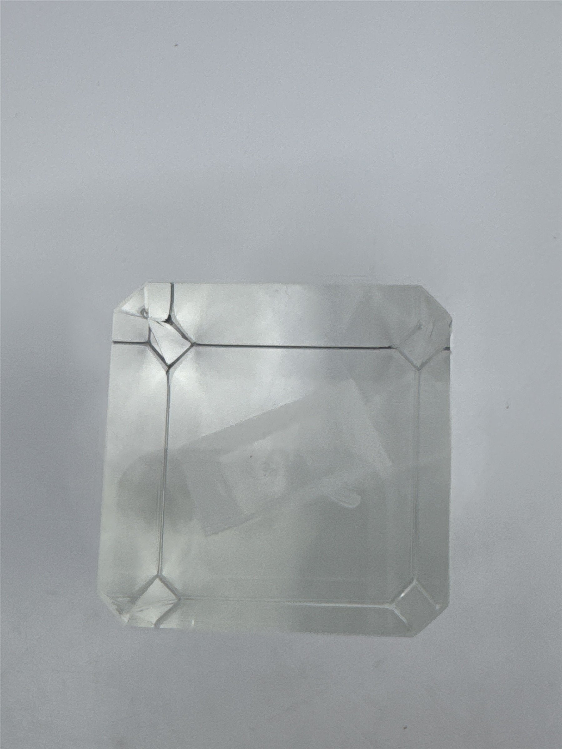 Laser Etched Crystal Glass Spongebob Squarepants 3-D Paperweight