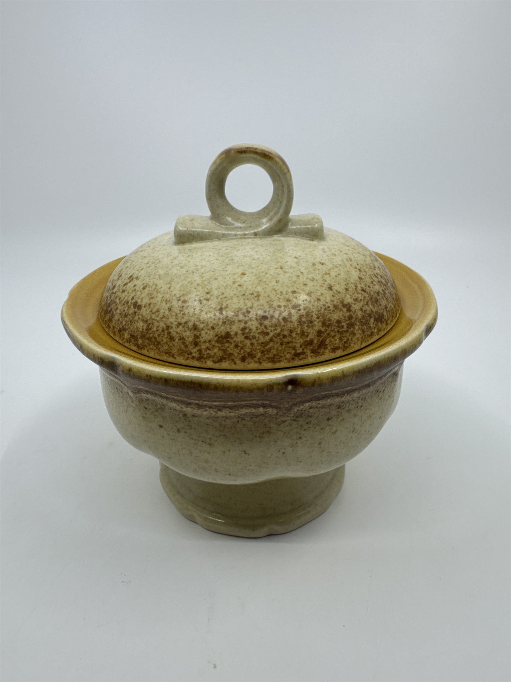 Mikasa Sugar Bowl Whole Wheat Pattern Made In Japan E8000