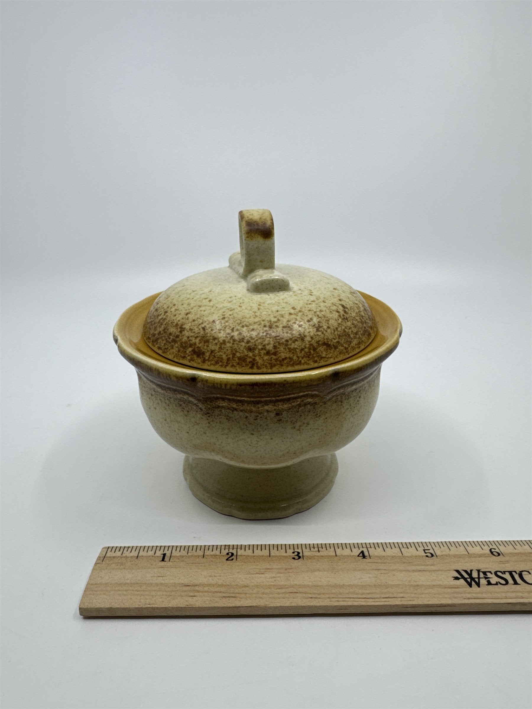 Mikasa Sugar Bowl Whole Wheat Pattern Made In Japan E8000