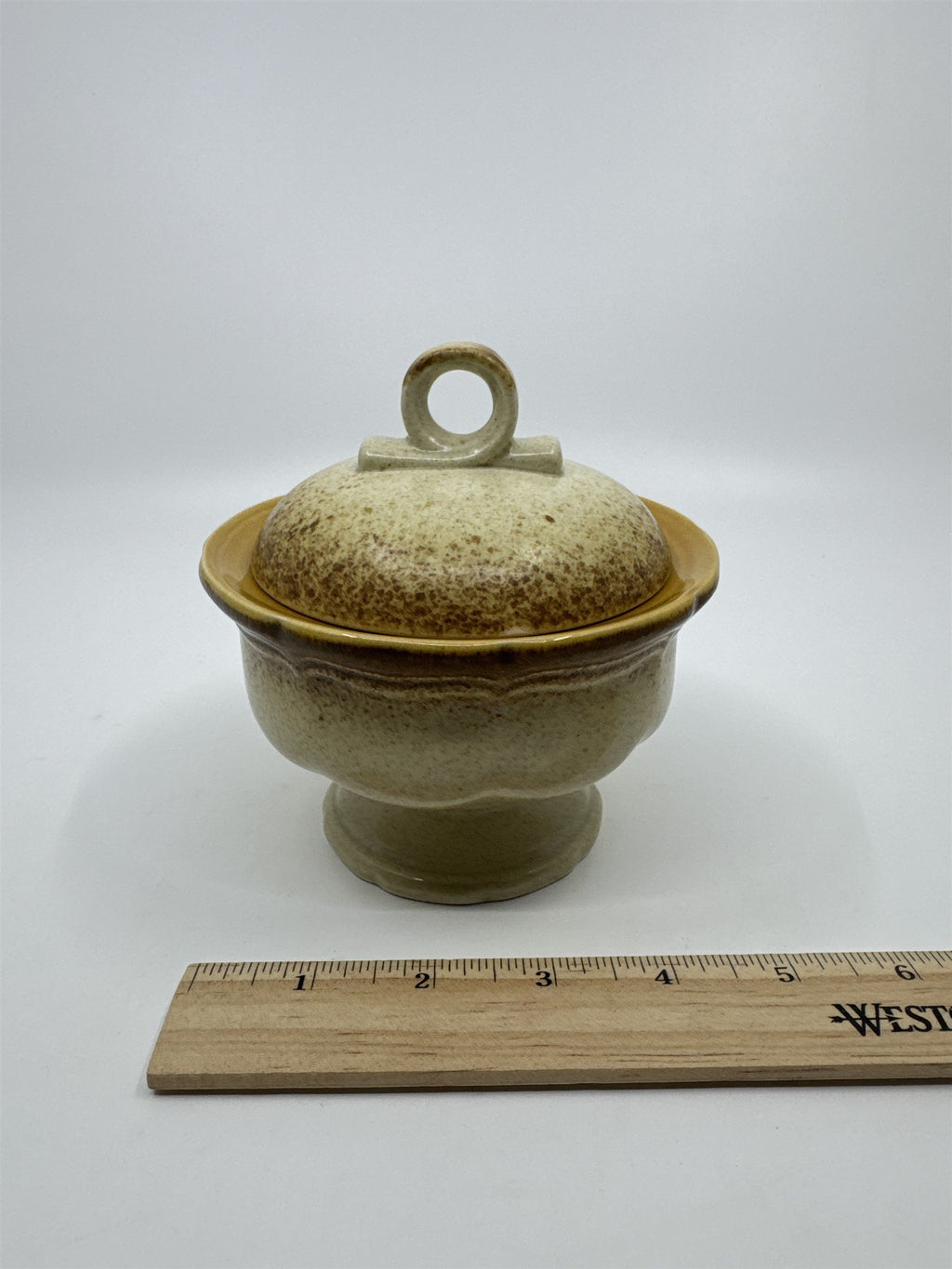 Mikasa Sugar Bowl Whole Wheat Pattern Made In Japan E8000