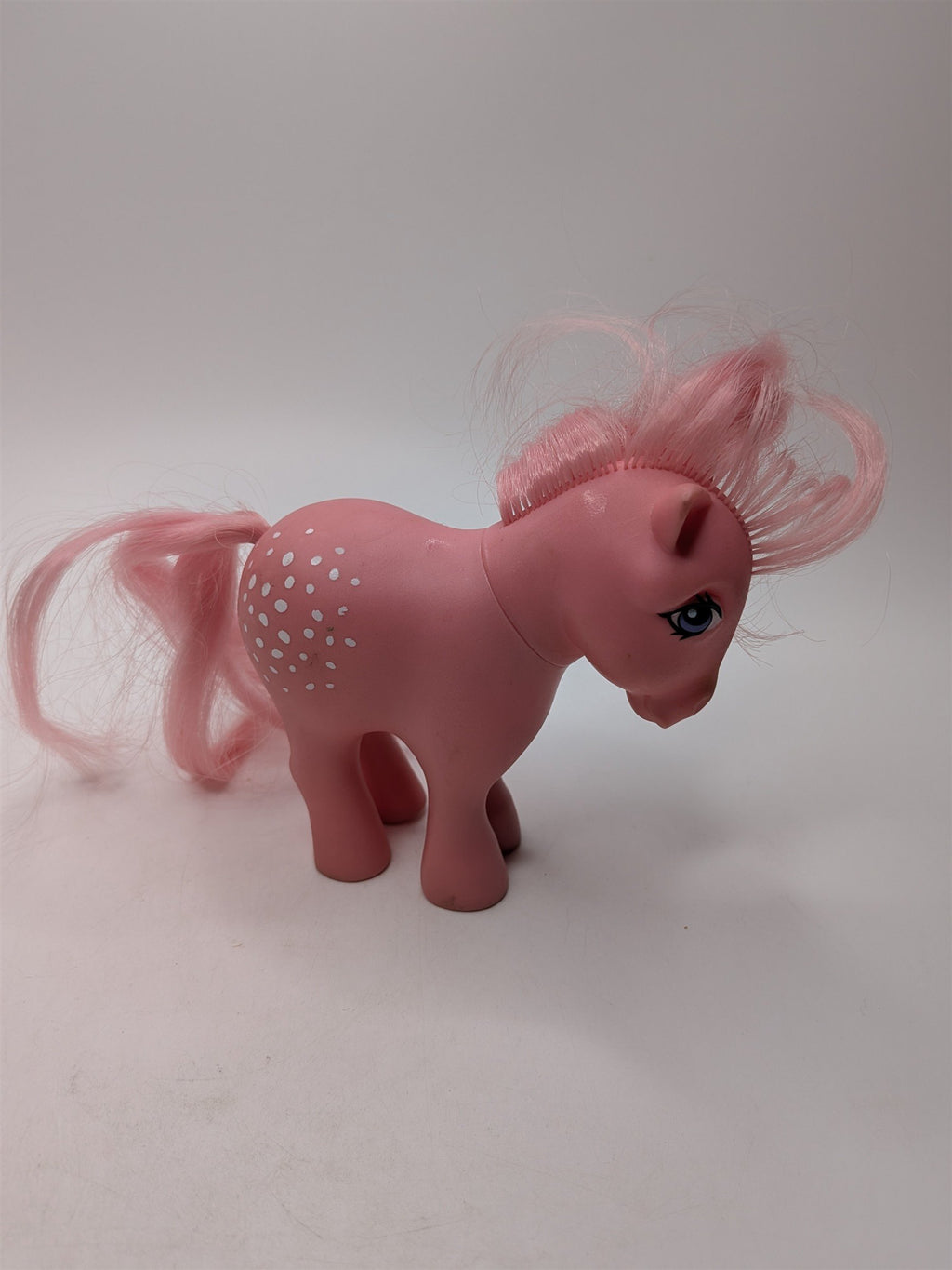 Vintage Hasbro 1982 My Little Pony Earth Ponies Cotton Candy G1 Hong Kong Pink