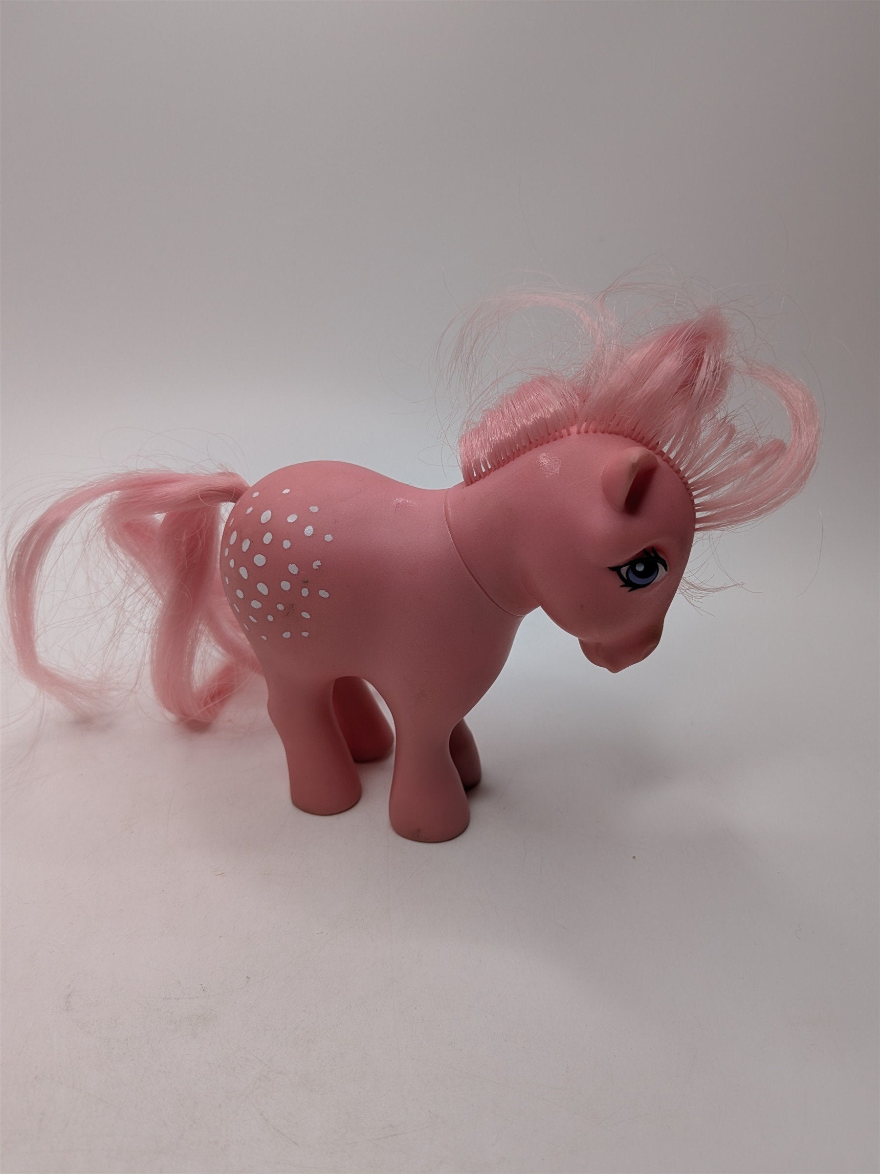 Vintage Hasbro 1982 My Little Pony Earth Ponies Cotton Candy G1 Hong Kong Pink
