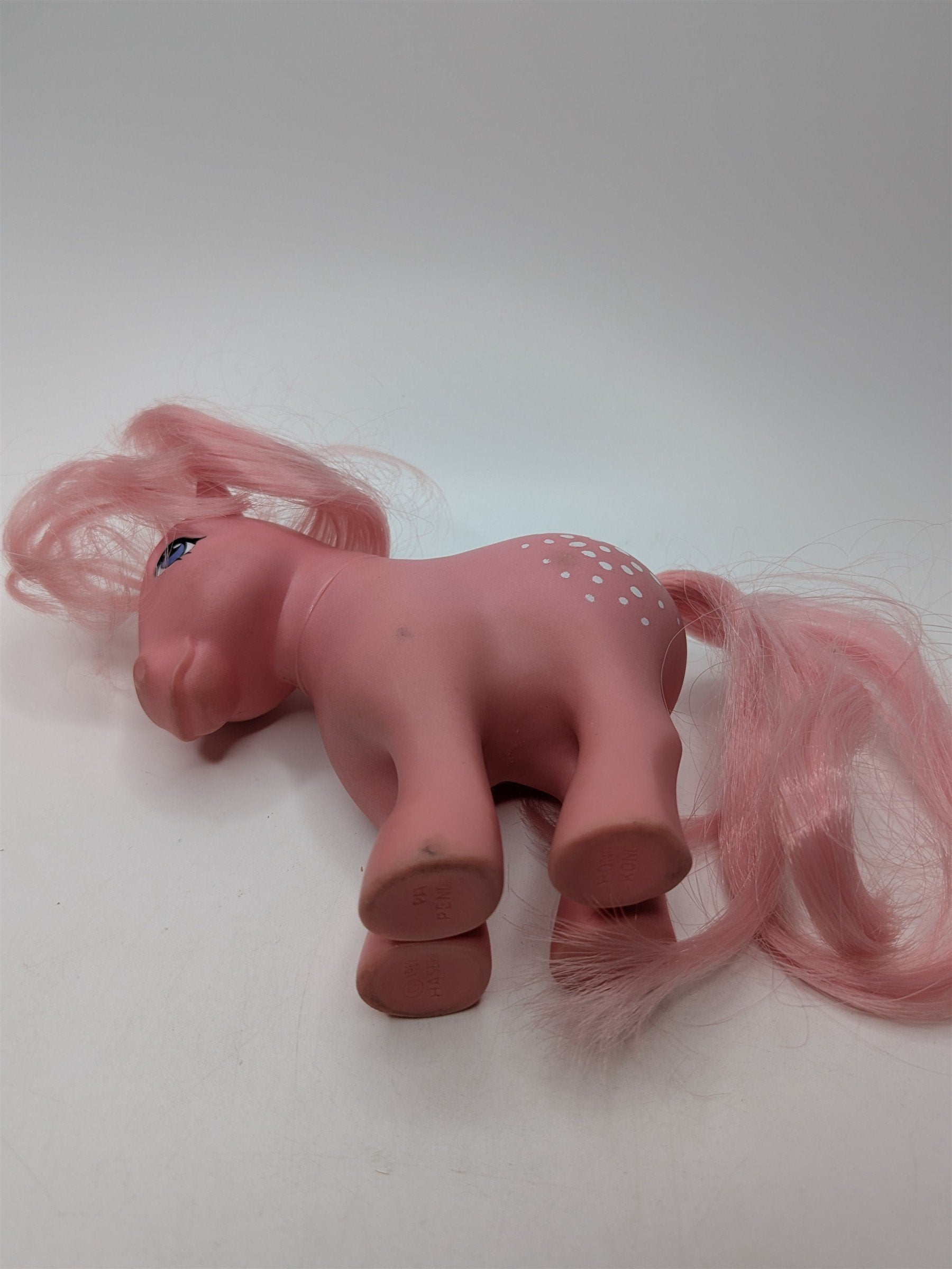 Vintage Hasbro 1982 My Little Pony Earth Ponies Cotton Candy G1 Hong Kong Pink
