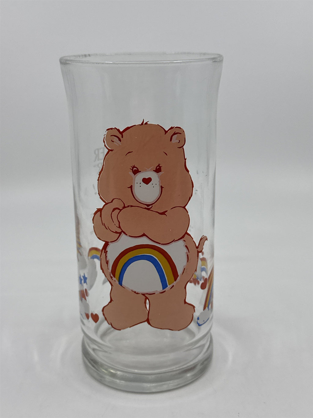Vintage Cheer Bear Care Bears Pizza Hut Collector's Edition Drinking Glass