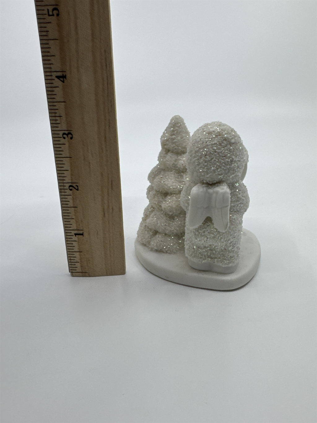 Department 56 Snowbabies White Glitter Figurine Mailbox Christmas Tree Decor