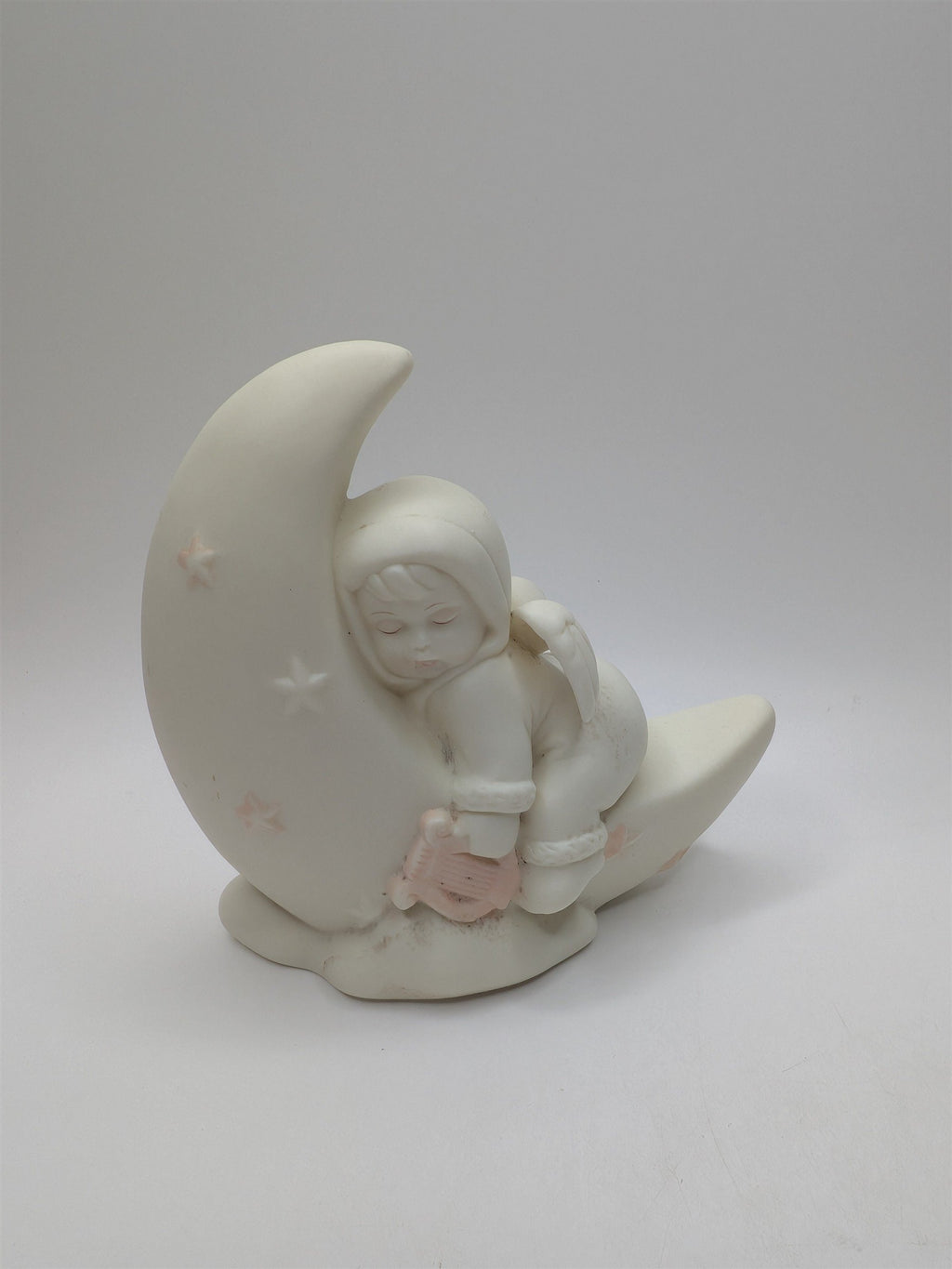 Russ "Little Miracles" Porcelain Night Light Cover Sleepy Time Baby Harp