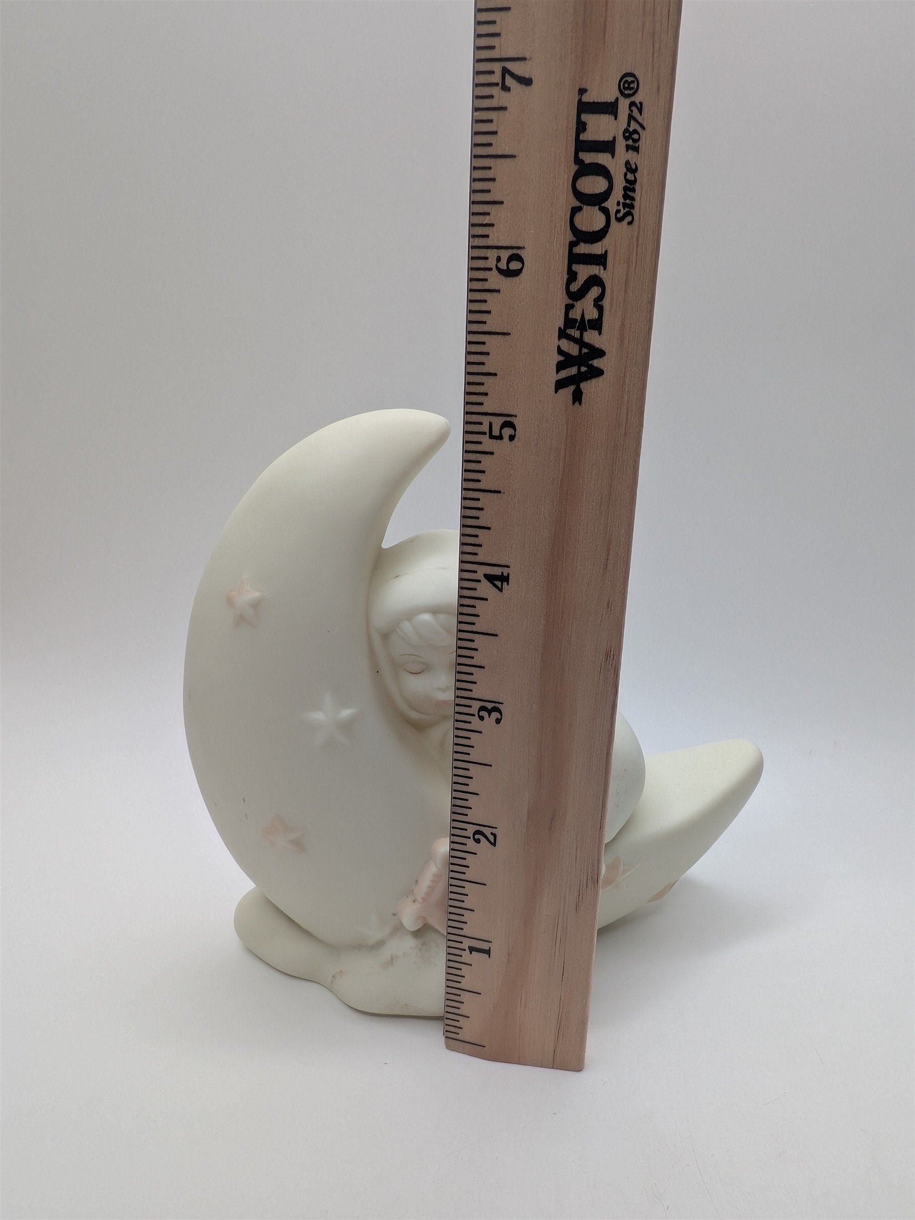 Russ "Little Miracles" Porcelain Night Light Cover Sleepy Time Baby Harp