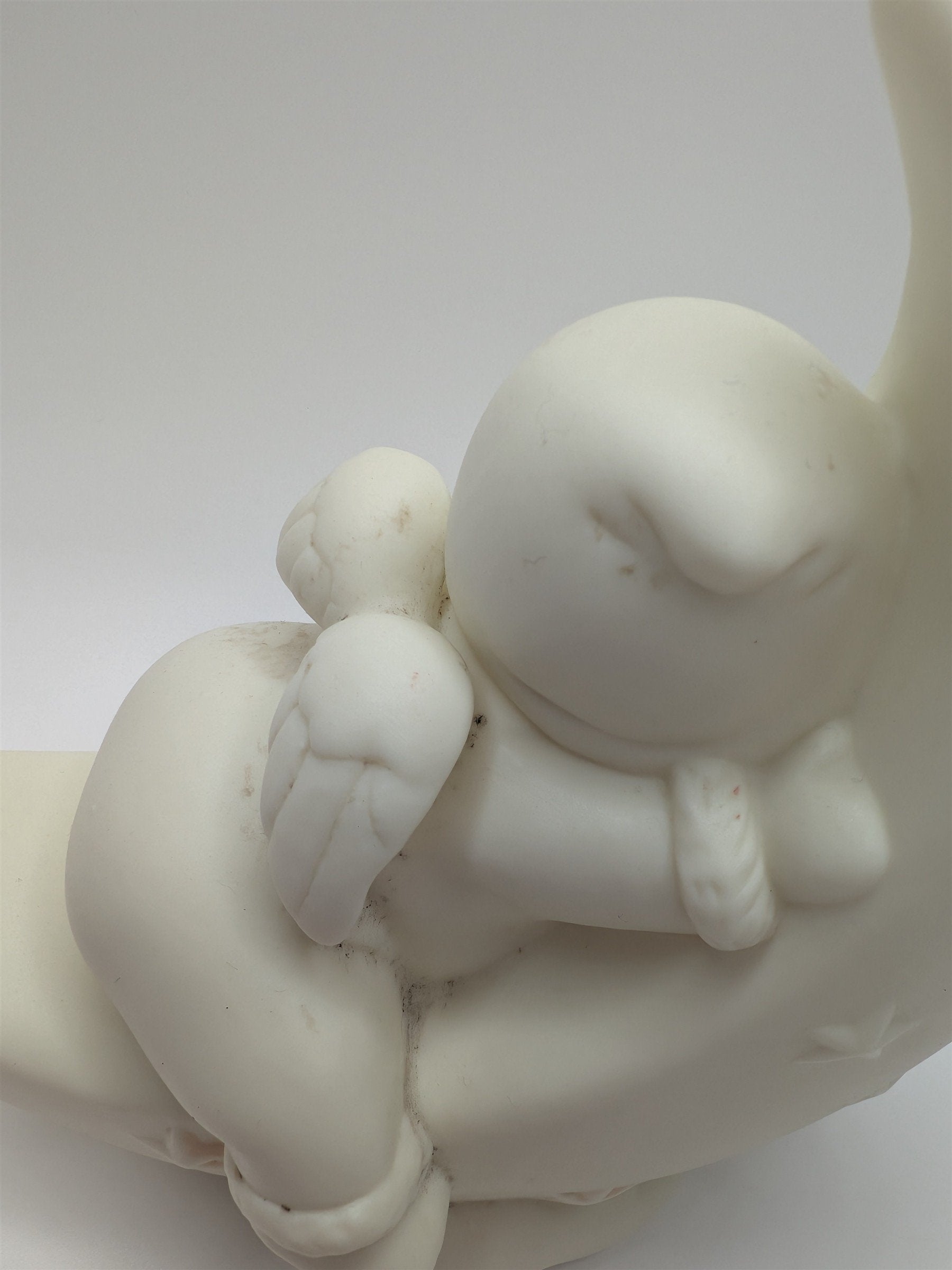 Russ "Little Miracles" Porcelain Night Light Cover Sleepy Time Baby Harp